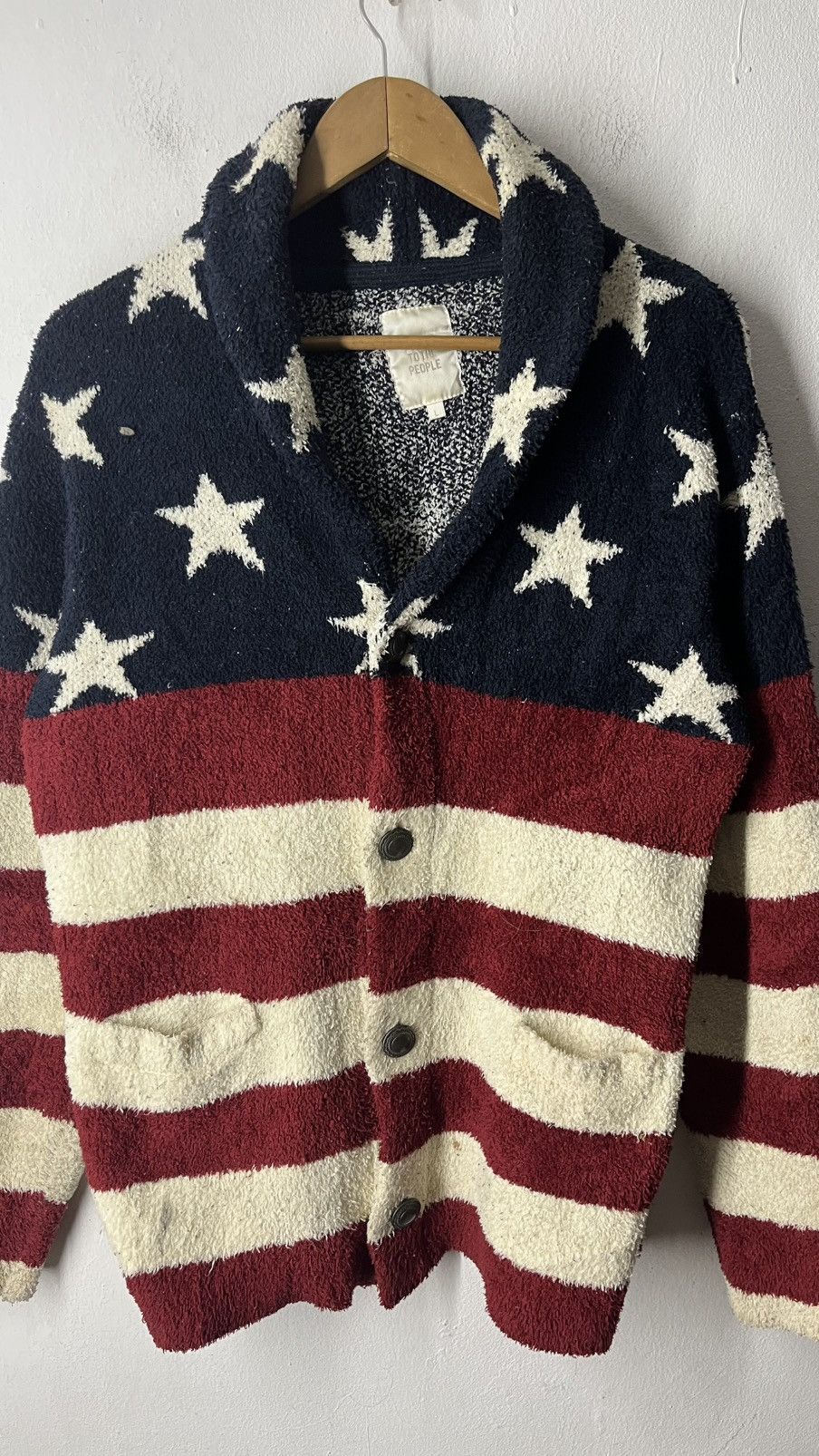 Japanese Brand POWER TO THE PEOPLE U.S.A FLAG JACKET Size US M / EU 48-50 / 2 - 4 Thumbnail