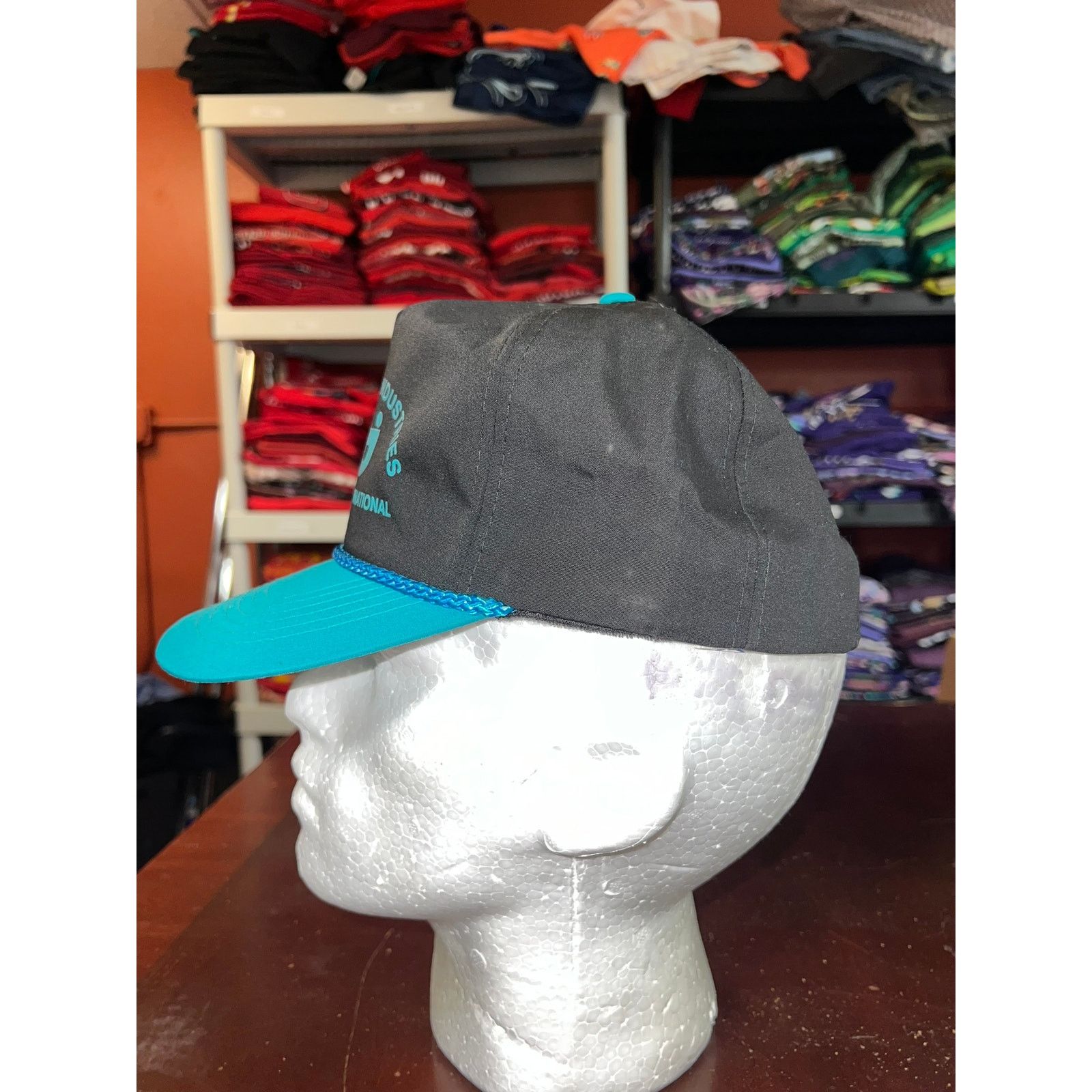 Vintage Vintage Drive Train Industries Hat Rockwell Roper black VTG Size ONE SIZE - 3 Thumbnail