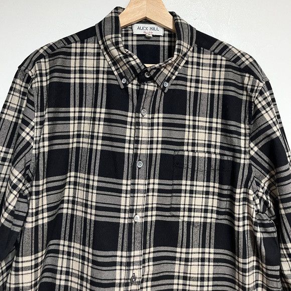 Alex Mill Alex Mill Wash & Go Plaid Flannel Shirt - Large Size US L / EU 52-54 / 3 - 5 Thumbnail