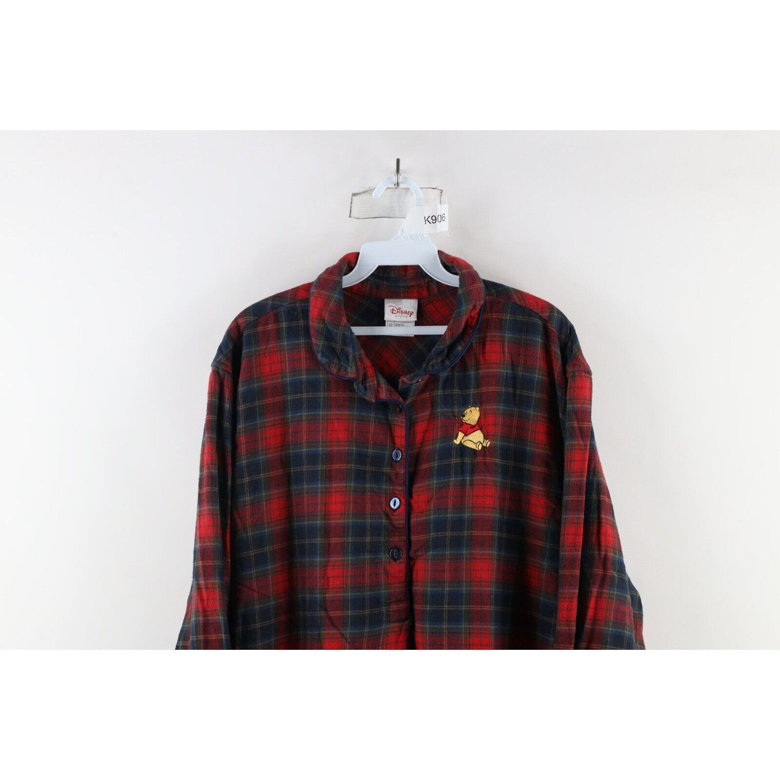 Disney × Vintage Vintage 90s Disney Winnie the Pooh Flannel Night Gown Size XXL / US 16-18 / IT 52-54 - 2 Thumbnail