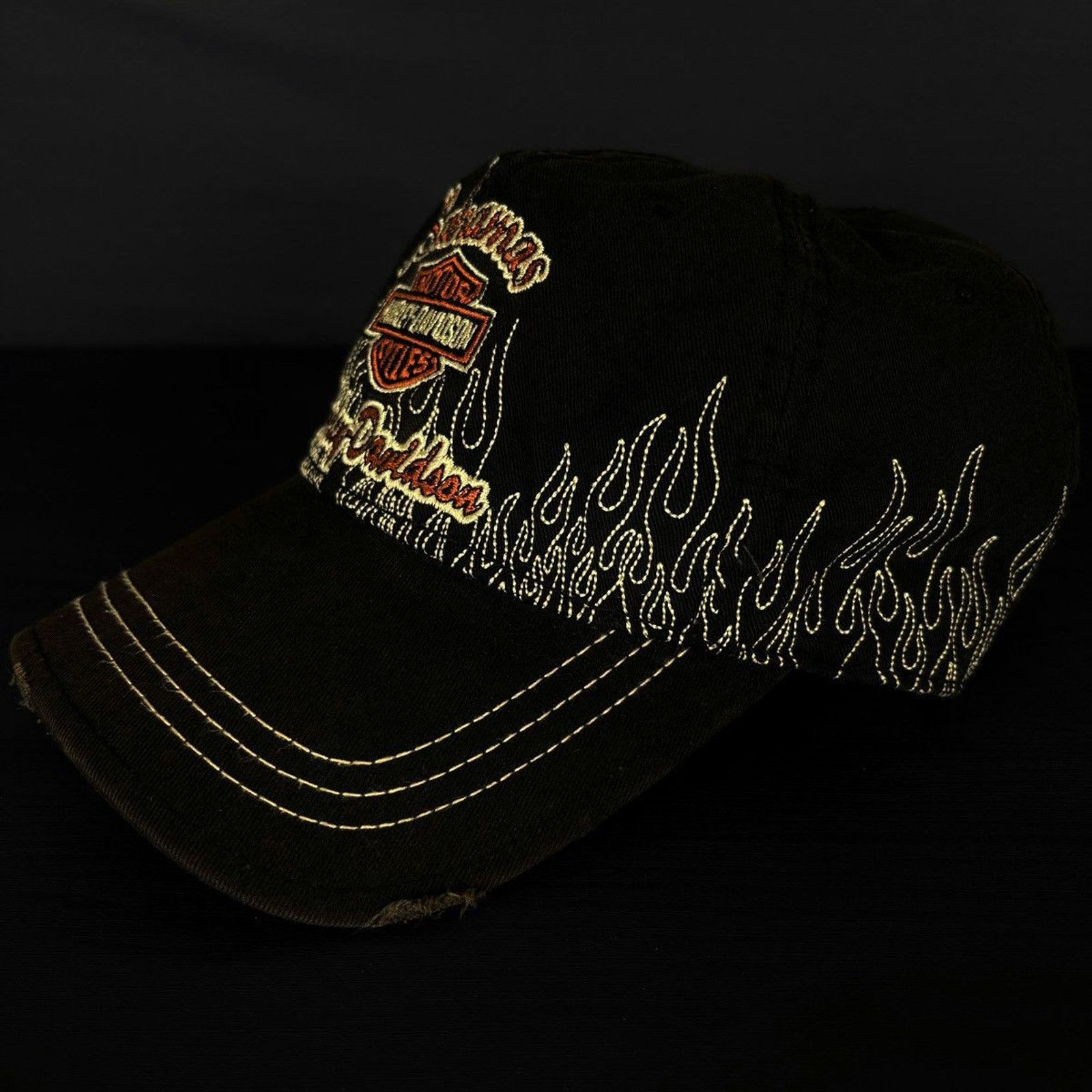 Harley Davidson × Vintage 🇧🇸HARLEY-DAVIDSON Bahamas 🔥 Cap Size ONE SIZE - 3 Thumbnail