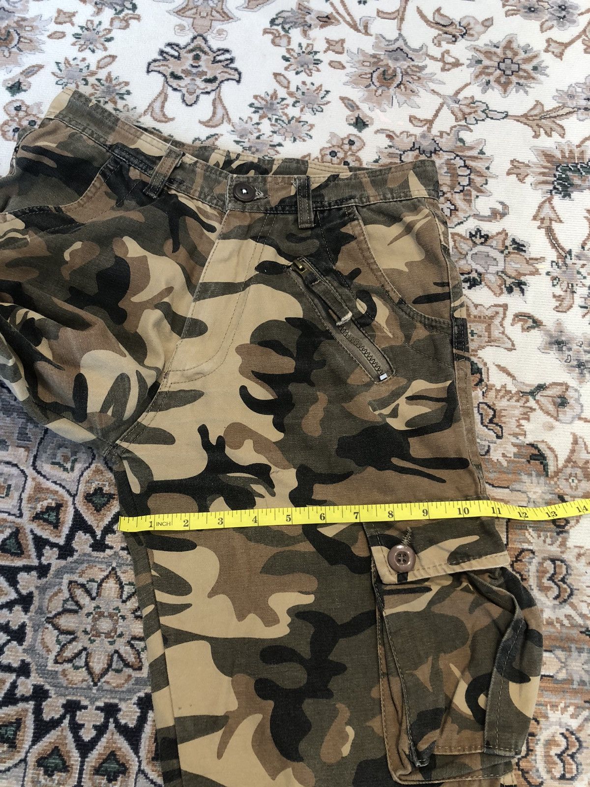 Japanese Brand CAMO TACTICAL CARGO PANTS Size US 28 / EU 44 - 15 Thumbnail