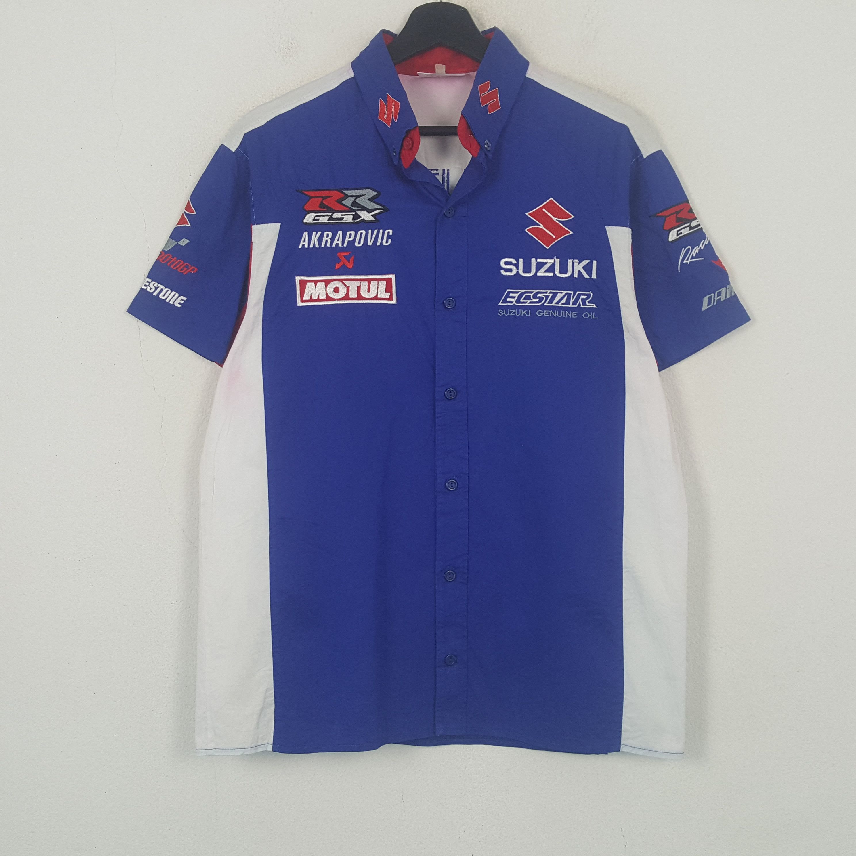 Vintage Suzuki Hayabusa Japanese Motorsports Shirt C294N67 Size US M / EU 48-50 / 2 - 3 Thumbnail