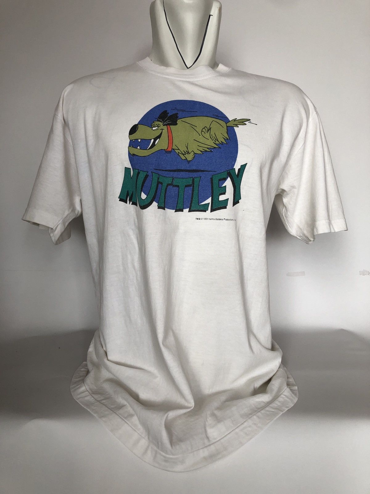 Vintage Vintage 90s Muttley Hanna Barbera T-Shirt Size US L / EU 52-54 / 3 - 1 Thumbnail