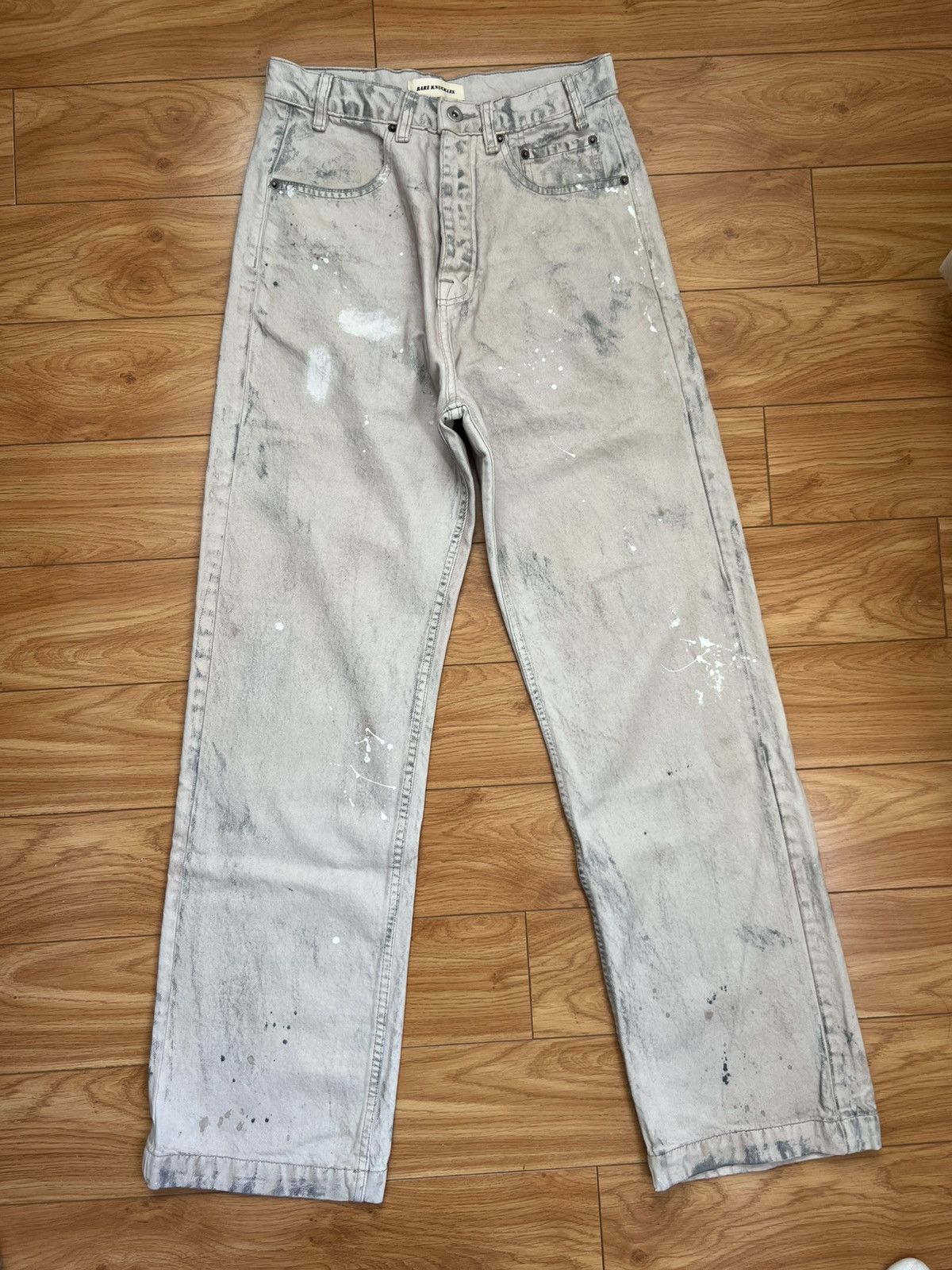 Bare Knuckles Bare Knuckles Javier Wide Leg Jeans Size US 28 / EU 44 - 1 Thumbnail