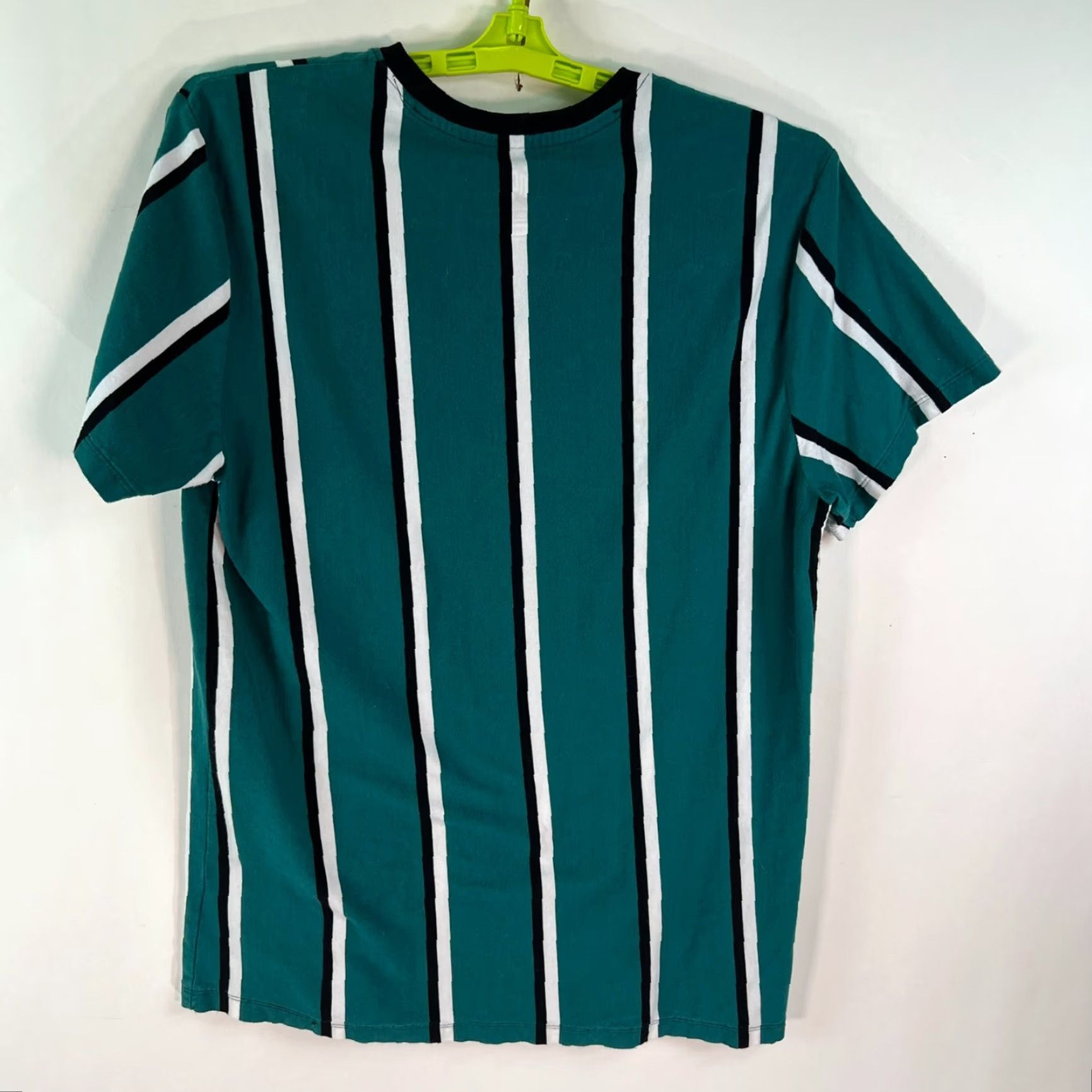 Vintage &Work Savage San Francisco Work Shirts Adult XL Green Black Striped Short Sleeve Size US XL / EU 56 / 4 - 3 Thumbnail