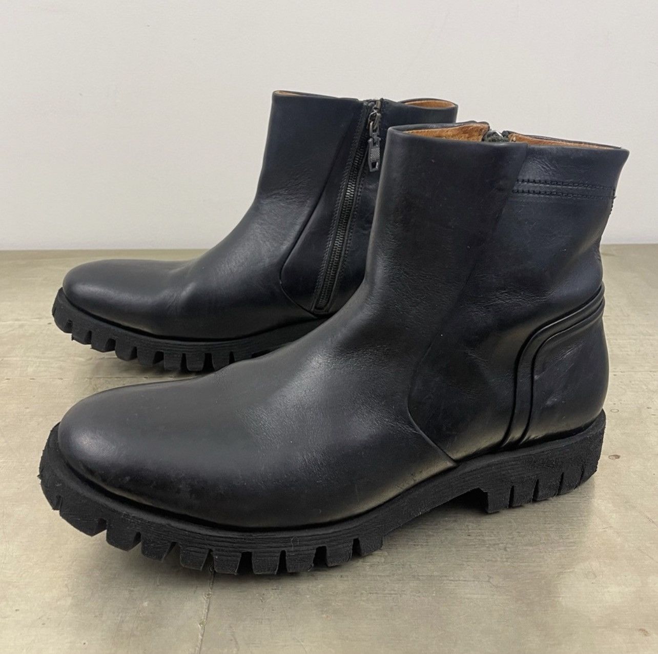 Diesel Diesel Kross Line Sherlok Leather Moto Chelsea Boots Size US 12.5 / EU 45-46 - 1 Thumbnail