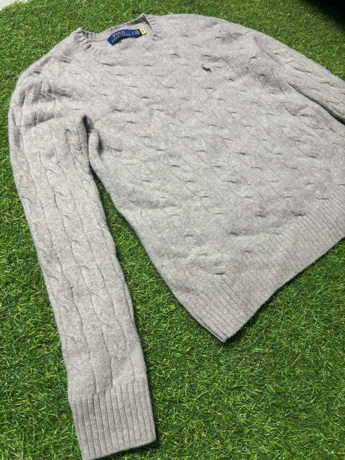 Polo Ralph Lauren Polo ralph lauren round neck cableknit Size S / US 4 / IT 40 - 2 Thumbnail