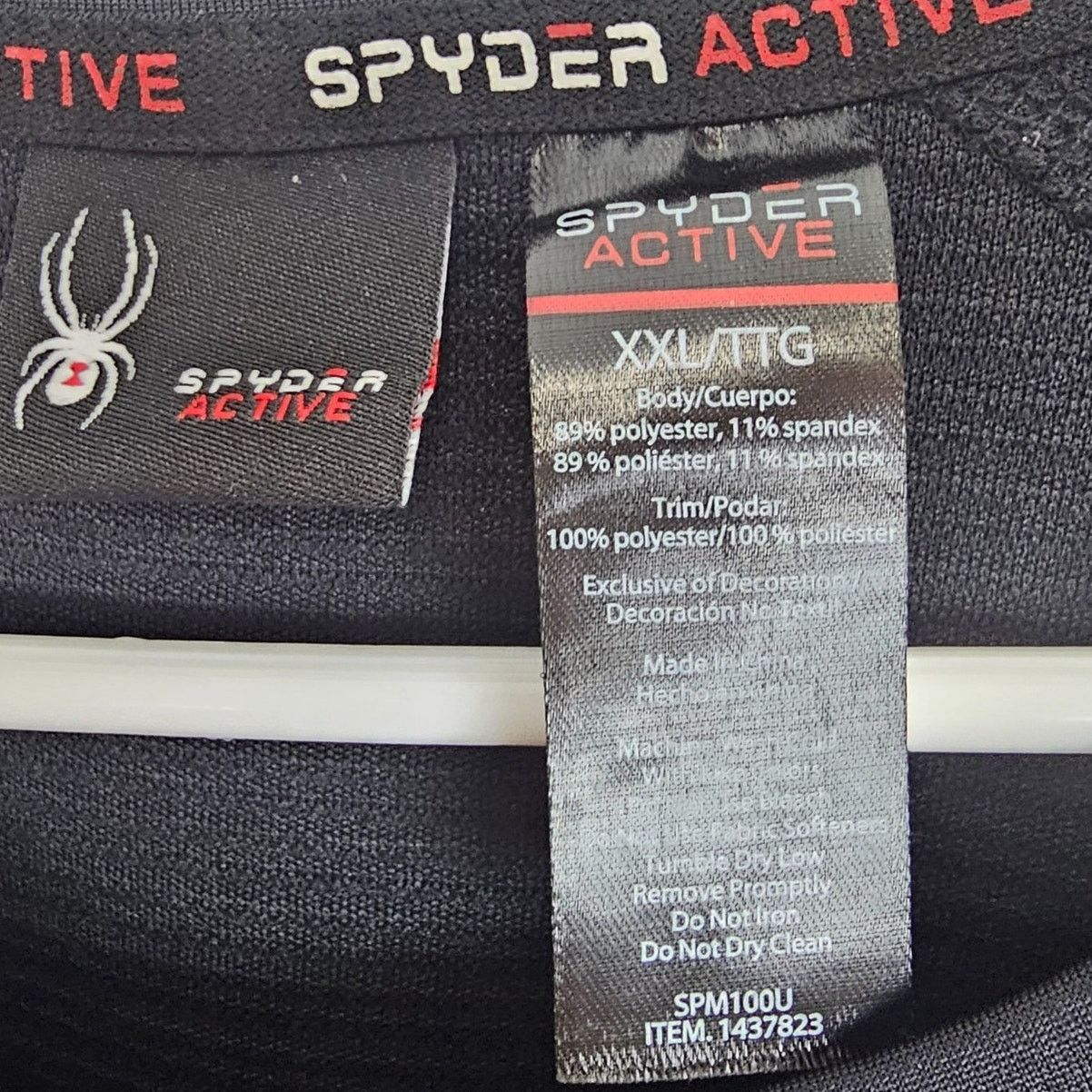 Spyder Spyder Active Mens Athletic Shirt XXL Stretch Wicking ProWeb Size US XXL / EU 58 / 5 - 7 Thumbnail