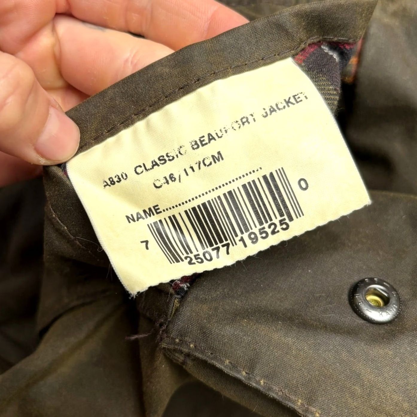 Barbour Barbour Classic Beaufort Waxed Jacket Men's C46 A830 Plaid Lined Olive Size US S / EU 44-46 / 1 - 7 Thumbnail