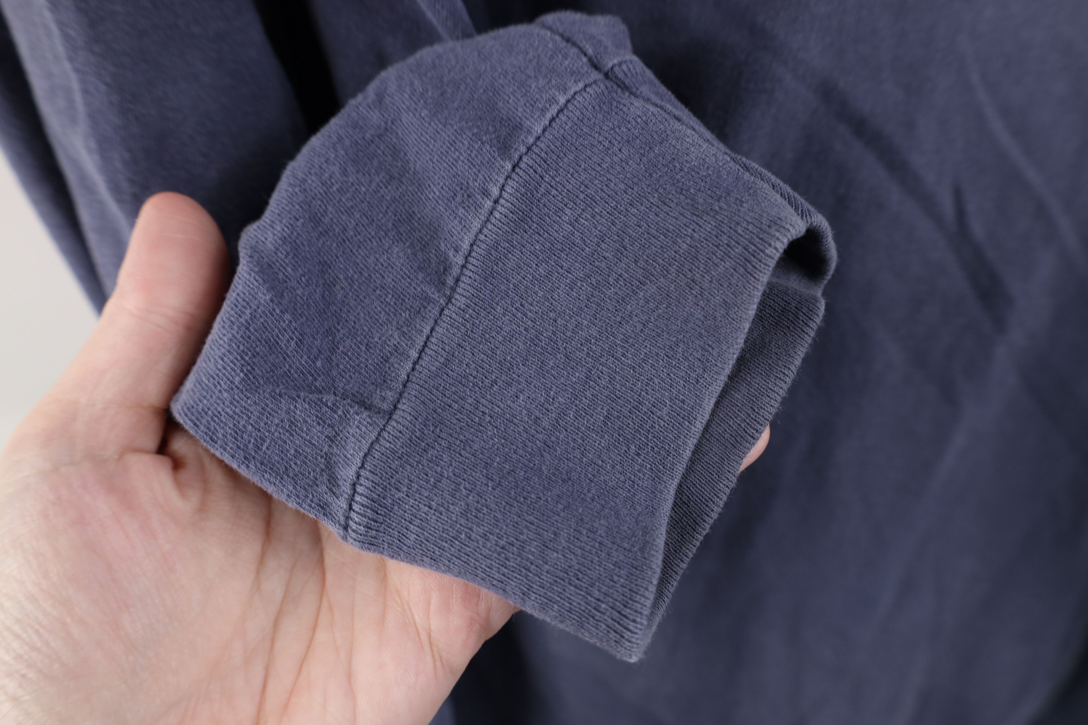 Vintage Vintage 90s Streetwear Stonewash Long Sleeve T-Shirt Cotton Size US XXL / EU 58 / 5 - 7 Thumbnail