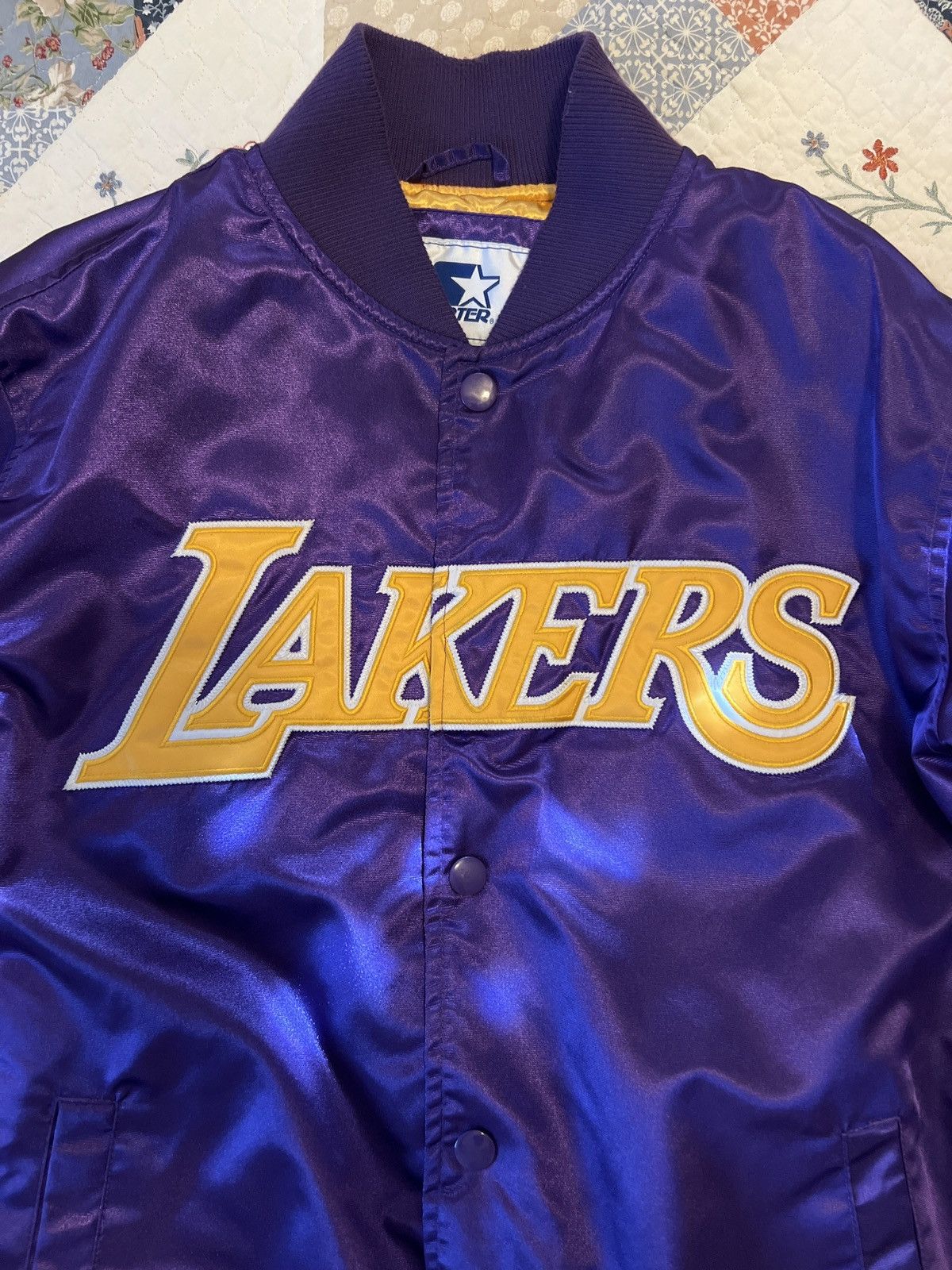 NBA × Starter LAKERS STARTER JACKET Size US L / EU 52-54 / 3 - 2 Thumbnail