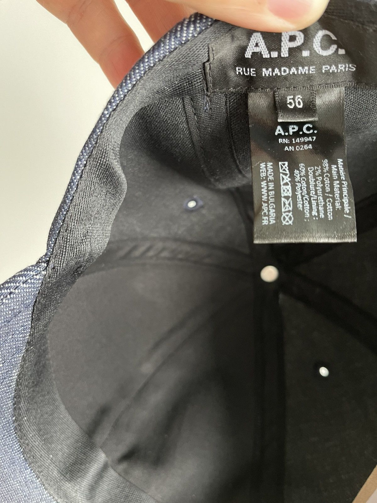 A.P.C. Apc denim cap Size ONE SIZE - 4 Thumbnail