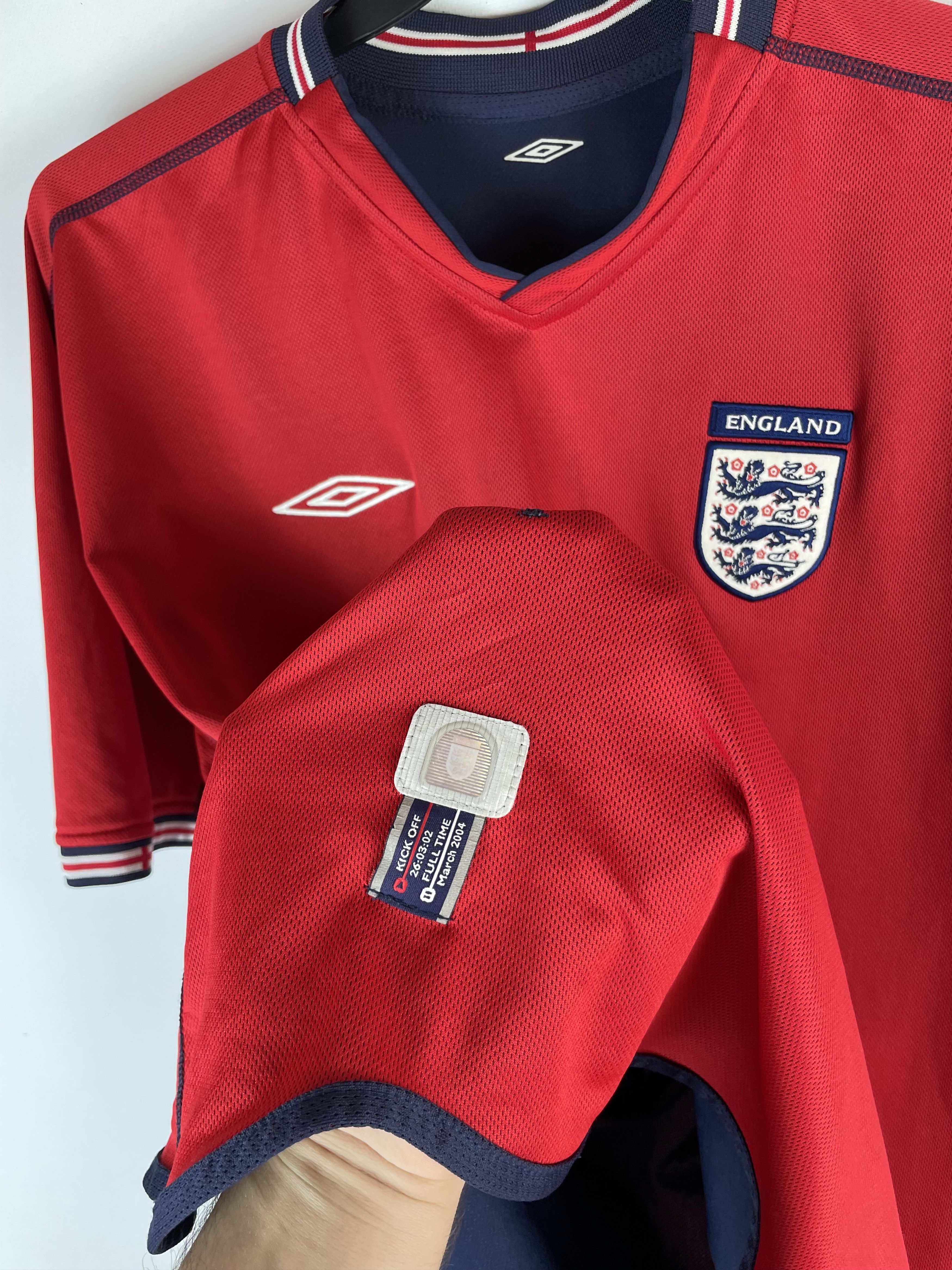 Umbro × Vintage Vintage Umbro England Jersey Size US XXL / EU 58 / 5 - 7 Thumbnail