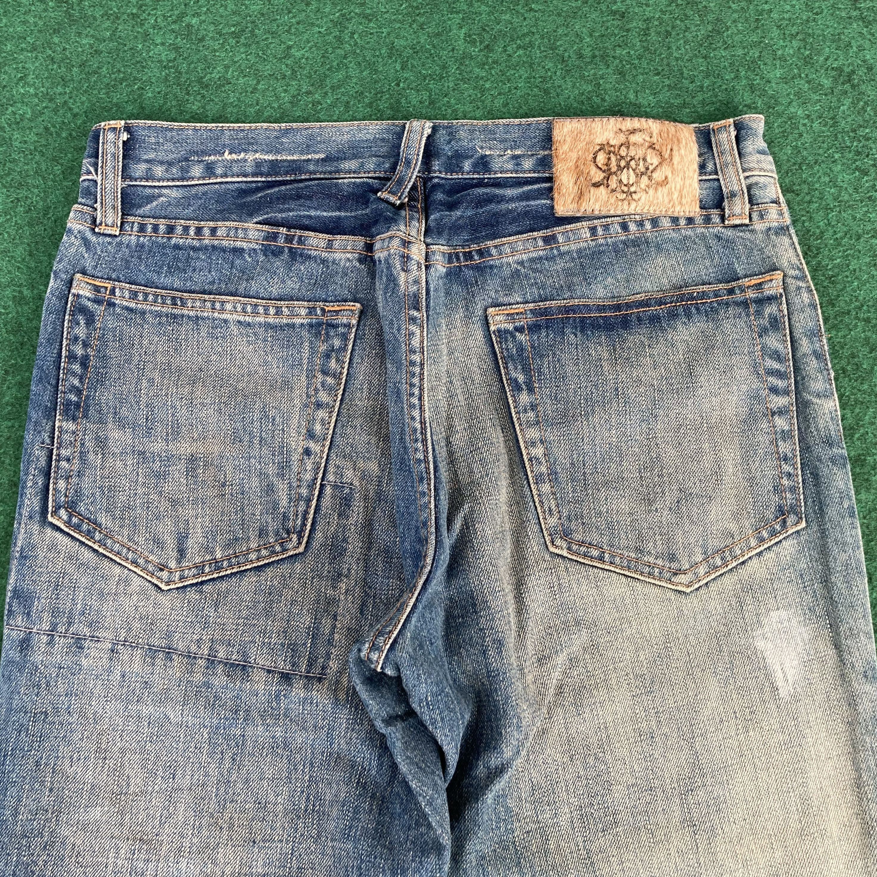 Designer × Japanese Brand × PPFM Vtg PPFM Patchwork Japan Denim Streetwear 30 Pant Jeans Size US 30 / EU 46 - 13 Thumbnail