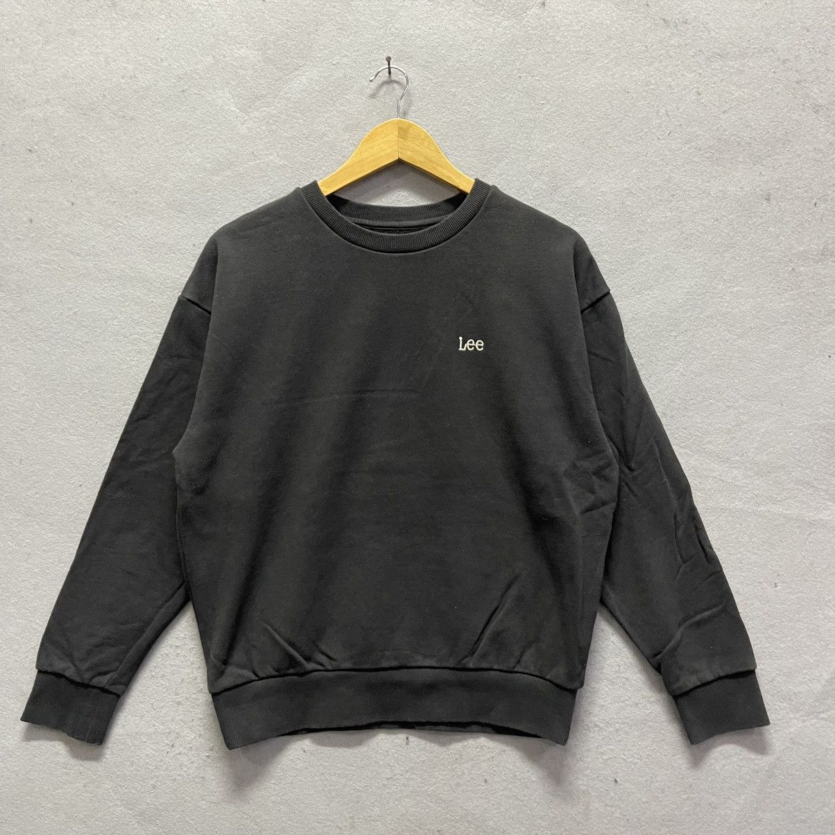 Lee Vintage Lee Small Logo Crewneck Sweatshirt Black Made in USA Size US M / EU 48-50 / 2 - 1 Thumbnail