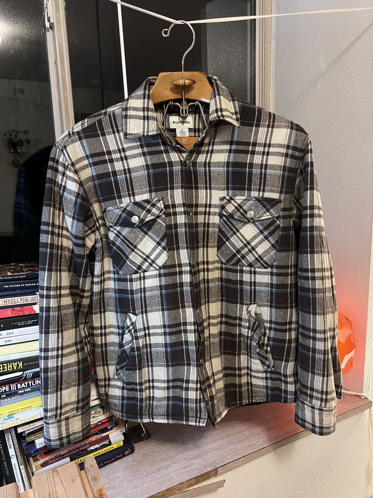 Converse × Vintage Vintage Converse flannel Size US L / EU 52-54 / 3 - 1 Thumbnail