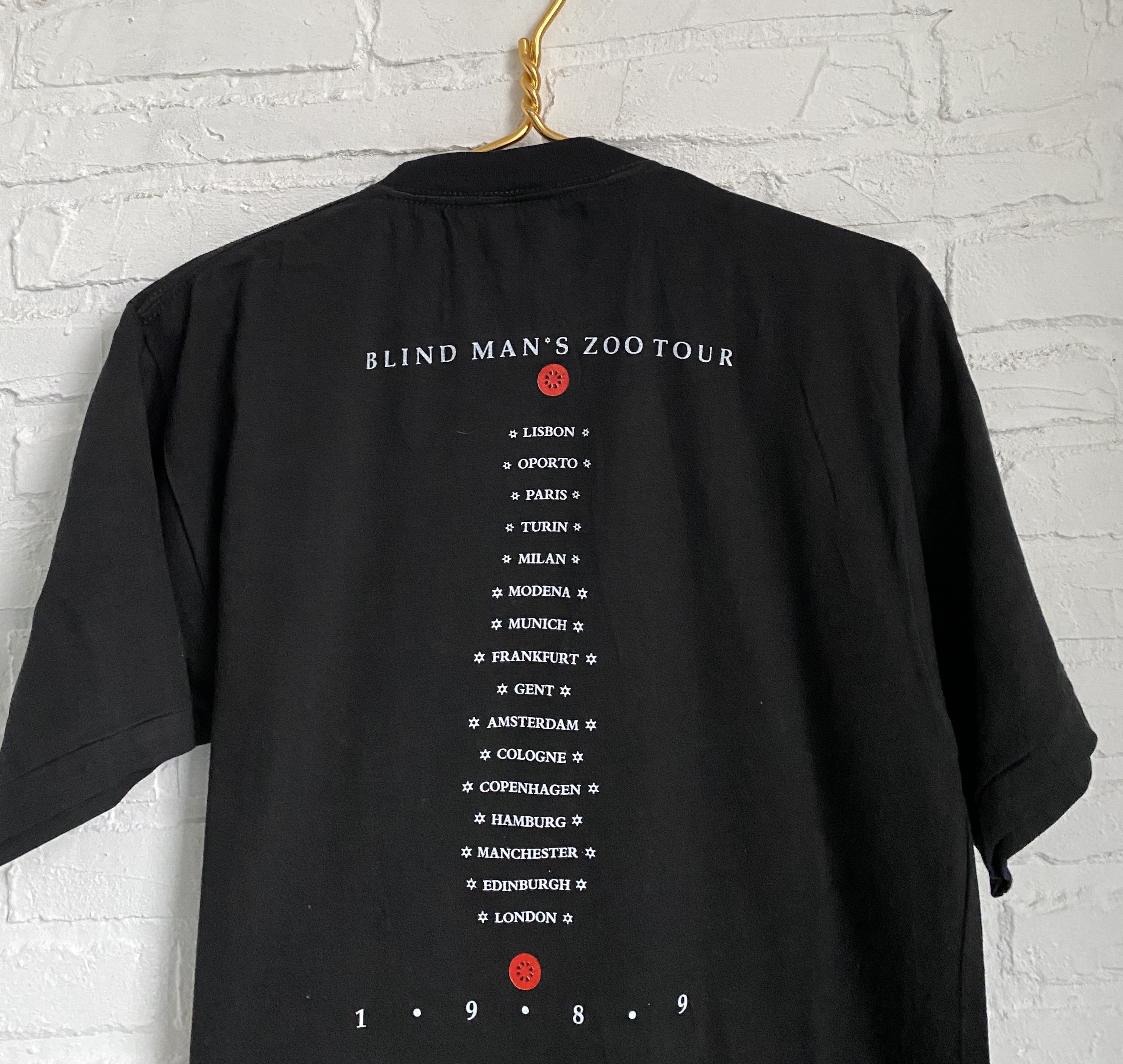 Band Tees × Vintage Vintage 1989 10.000 maniacs blind man's zoo tour t-shirt Size US M / EU 48-50 / 2 - 8 Thumbnail