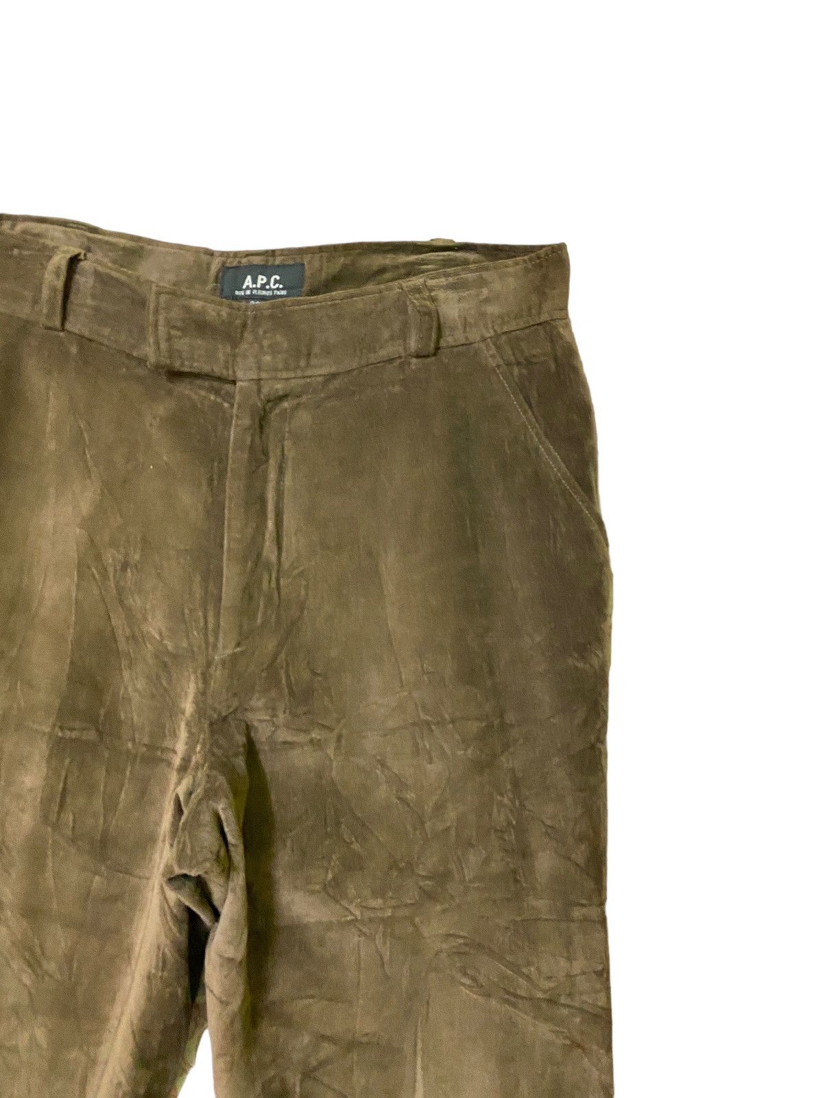 A.P.C. × Vintage Vintage APC France Riri Zip Velvet Pant Size US 27 - 5 Thumbnail