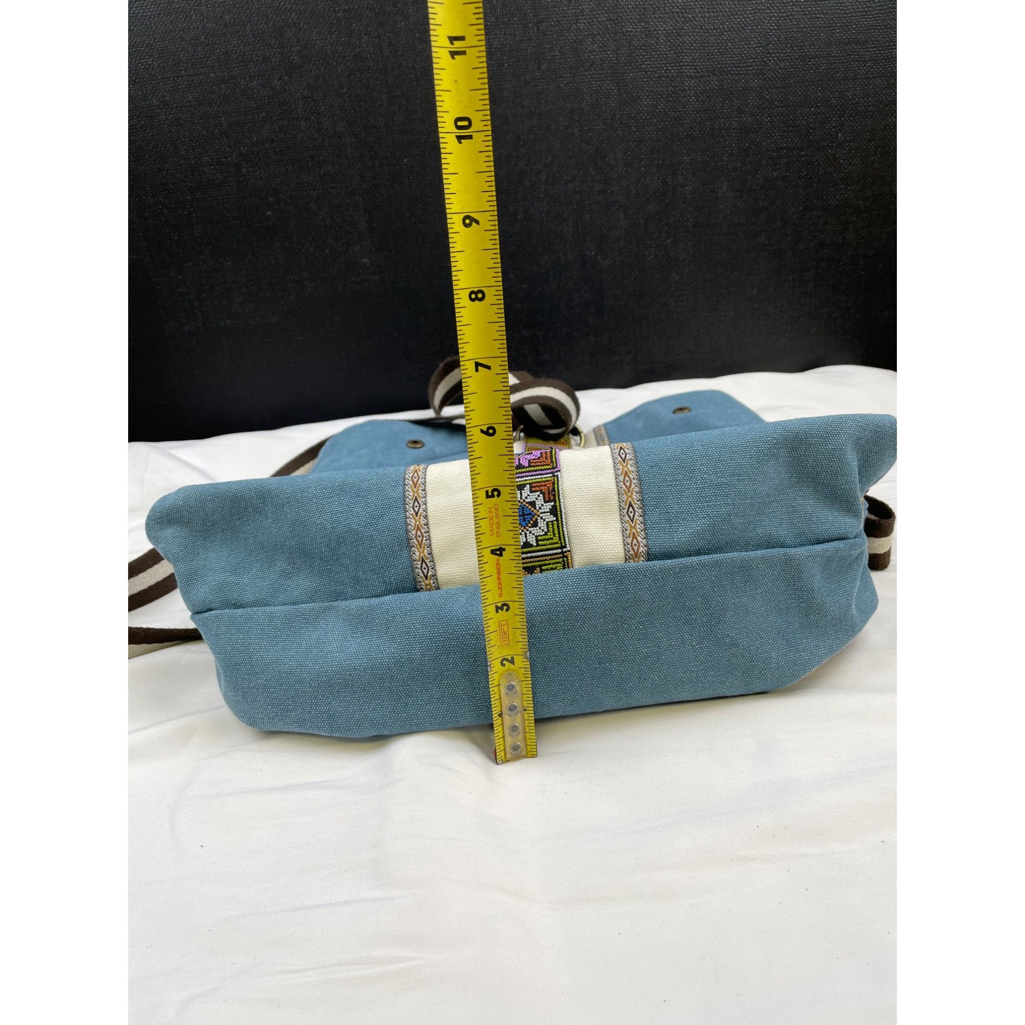 Other Women's Blue Denim Canvas Backpack SKU 3748 Size ONE SIZE - 9 Thumbnail