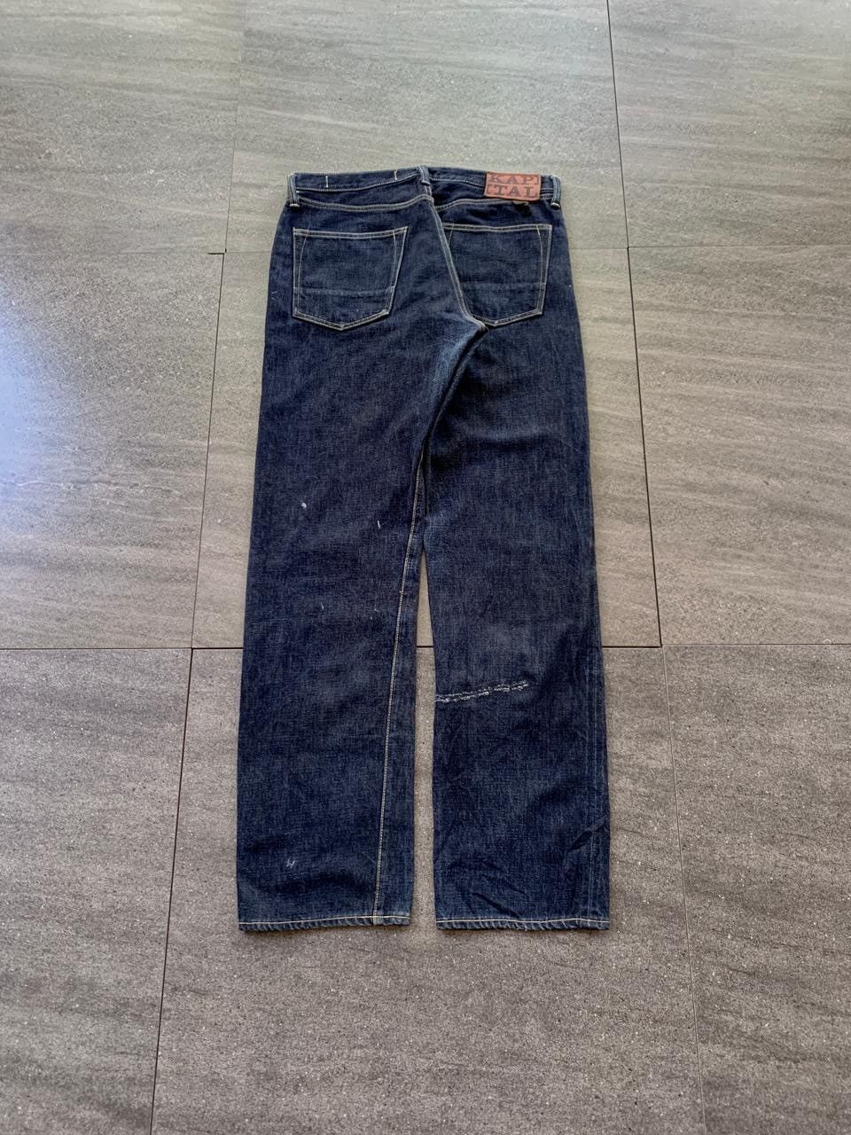 Kapital FREE TAX! Indigo Raw Denim Jeans Size US 34 / EU 50 - 5 Thumbnail