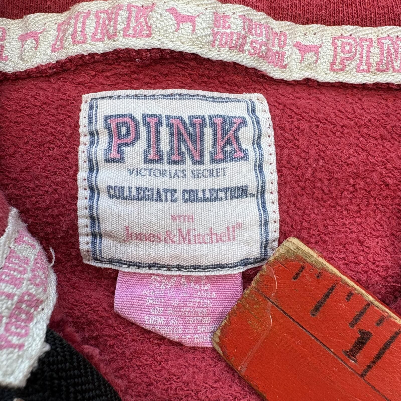 Pink Vintage PINK Victoria’s Secret Arkansas Razorbacks Hoodie Size S / US 4 / IT 40 - 3 Thumbnail