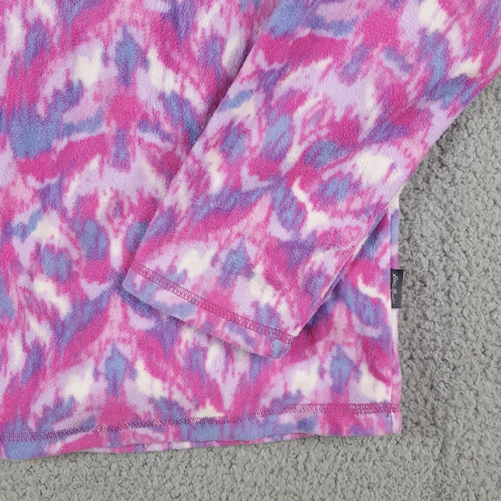 Eddie Bauer Eddie Bauer Sweatshirt 1/4 Zip Fuzzy Fleece Sherpa Adult Womens Large Pink Outdoor College Size L / US 10 / IT 46 - 5 Thumbnail
