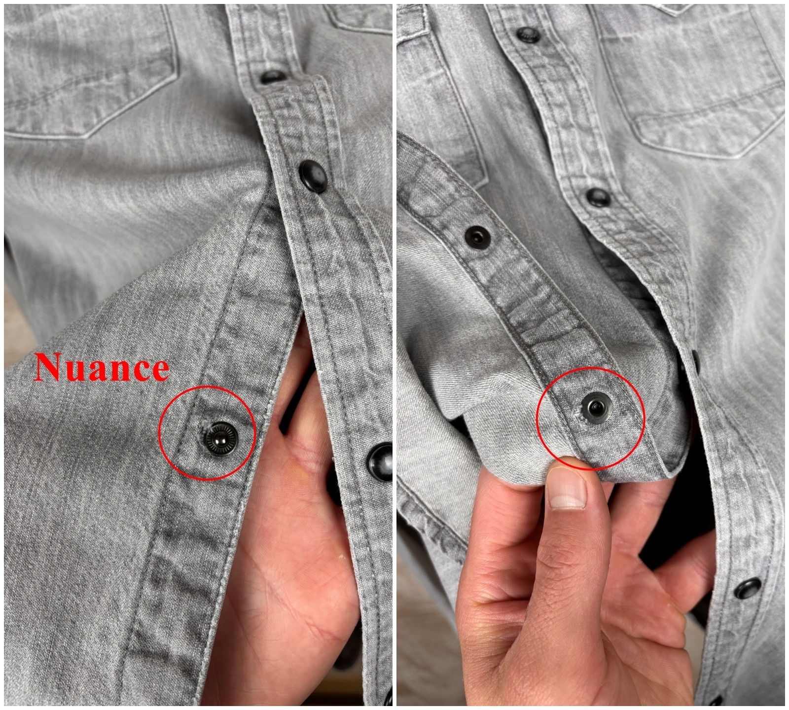 Allsaints AllSaints Cannon Long Sleeve Pearl Snap Button Western Shirt Size US M / EU 48-50 / 2 - 12 Thumbnail