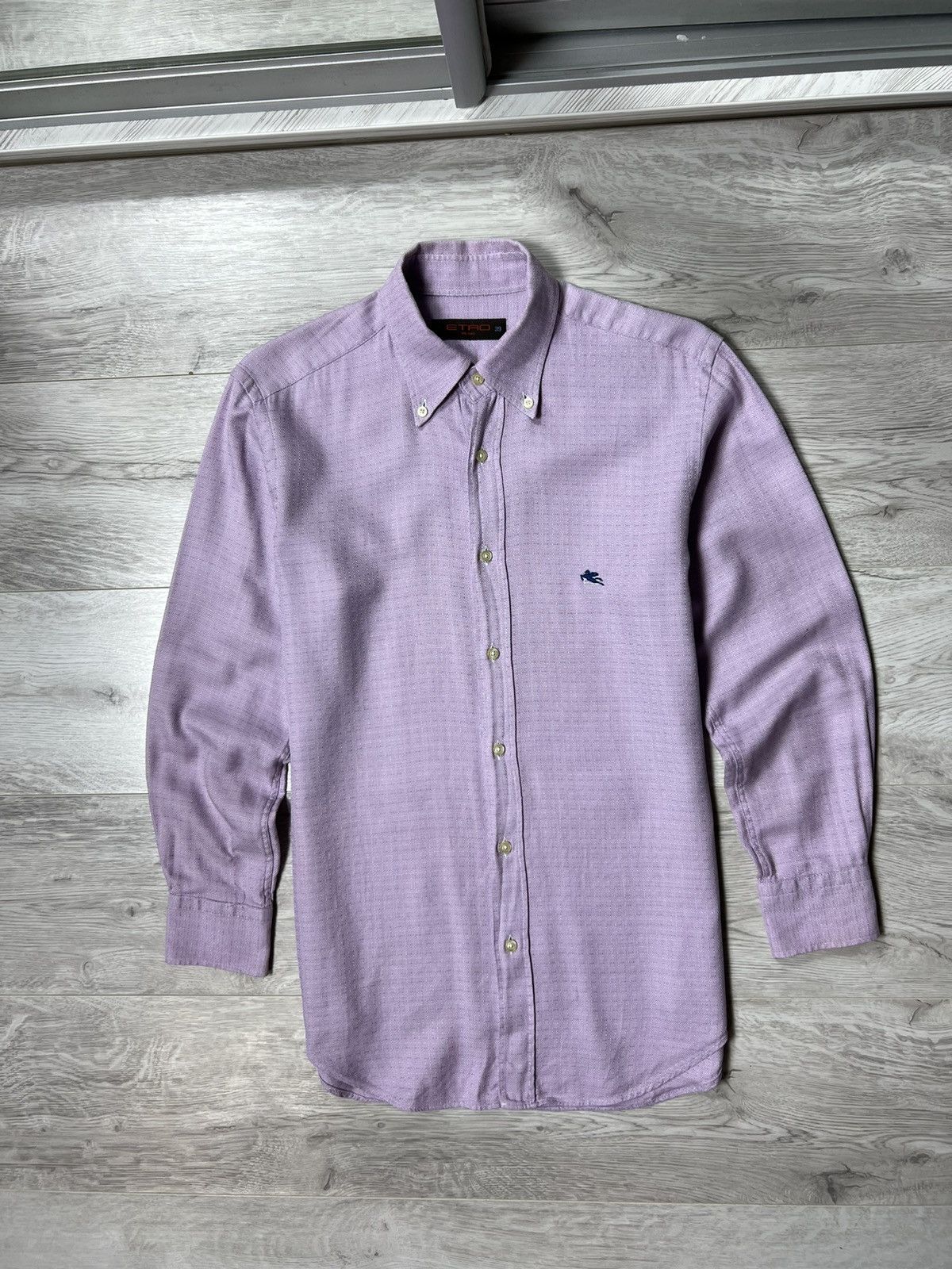 Etro Etro Milano Long Sleeve Linen Button Up Shirt Size US M / EU 48-50 / 2 - 1 Thumbnail