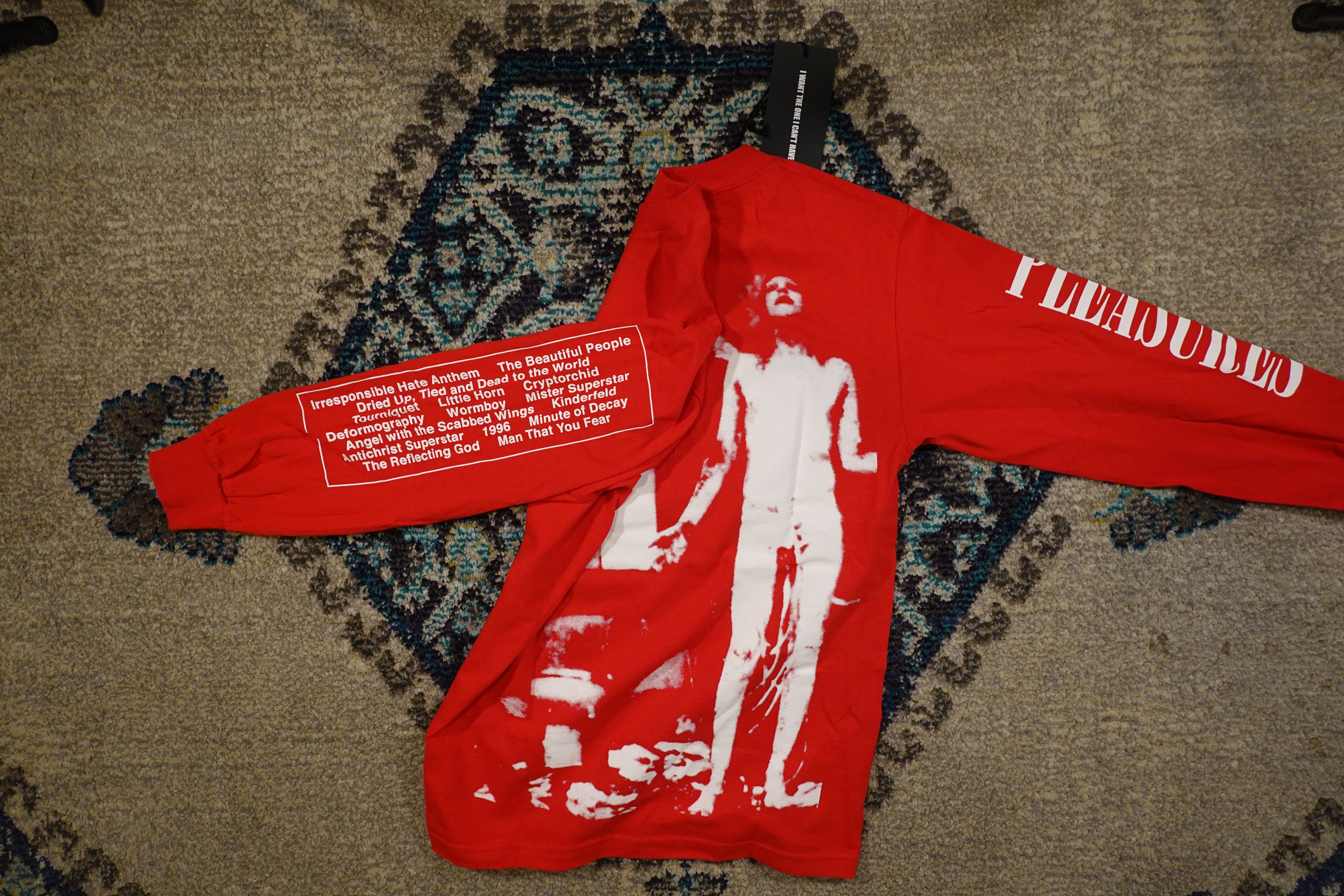 Marilyn Manson × Pleasures Antichrist Long Sleeve Size US S / EU 44-46 / 1 - 3 Thumbnail