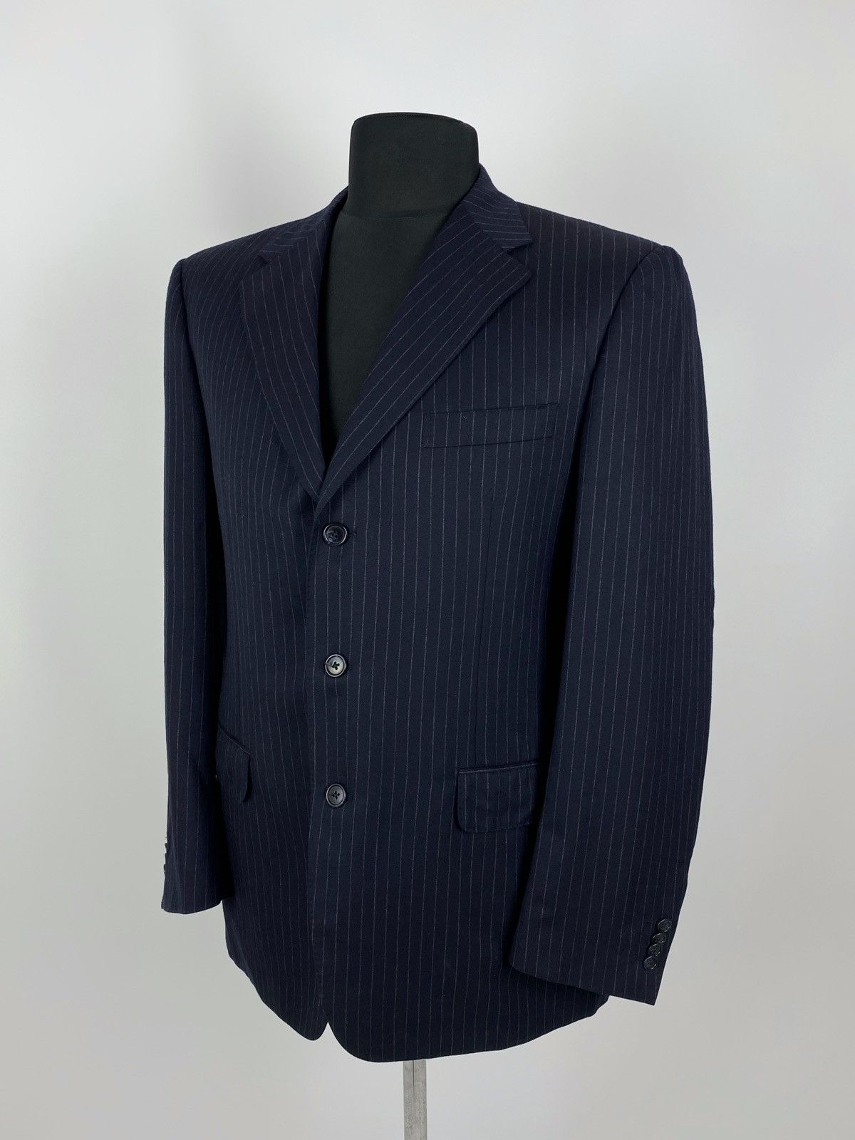 Corneliani Corneliani Striped Blazer Made in Italy Size 52R - 1 Thumbnail