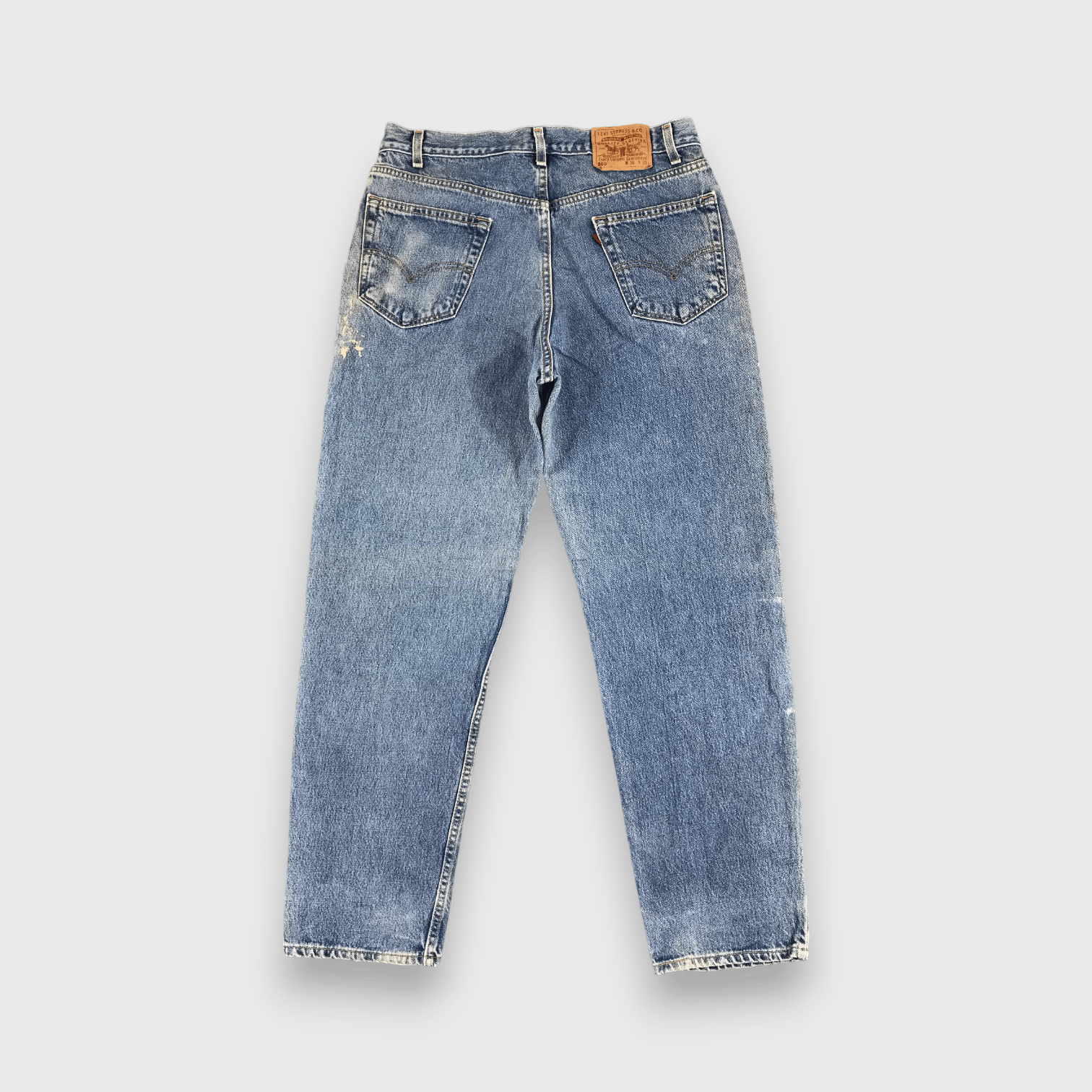 Levi's Vintage Levis Jeans Lot 550 Distressed Denim -J864 Size US 35 - 2 Thumbnail