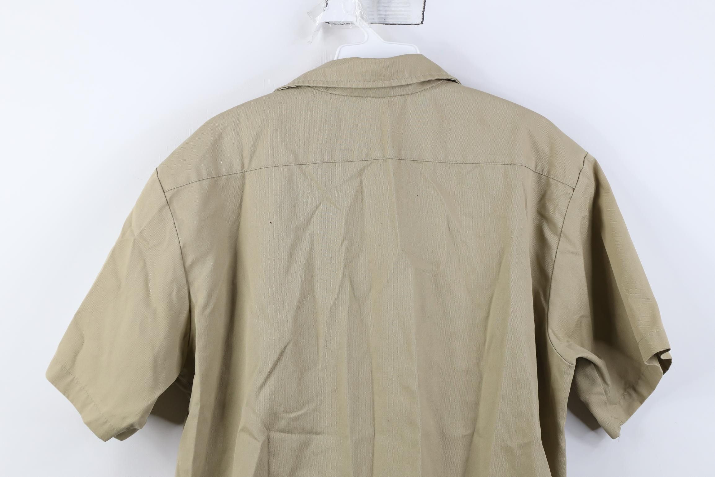 Vintage Vintage 90s Big Mac Workwear Mechanic Short Sleeve Shirt Size US L / EU 52-54 / 3 - 17 Thumbnail