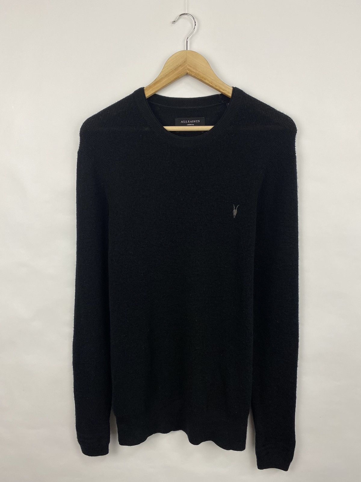 Allsaints 🇯🇵 Rare Allsaints Merino Wool Knit Sweaters Japan Style Retro Size US M / EU 48-50 / 2 - 2 Thumbnail