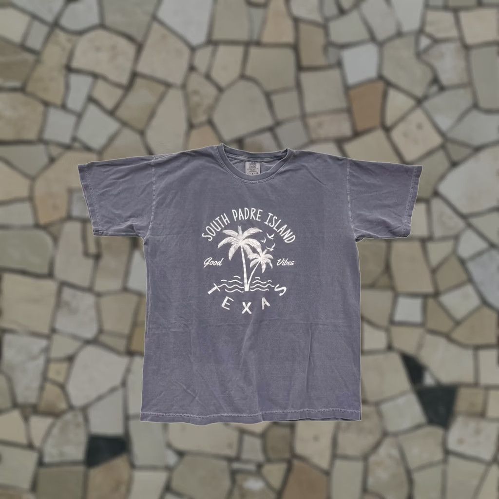 Comfort Colors South Padre Island Graphic Shirt Large Comfort Colors #8814 Size US L / EU 52-54 / 3 - 1 Thumbnail