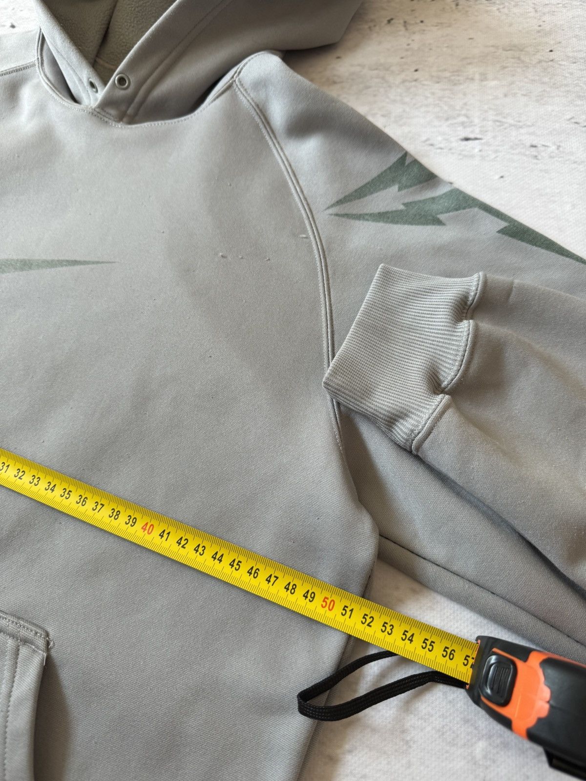 Nike × Vintage NIKE VINTAGE 00s y2k OVERSIZE BAGGY HOODIE CENTER LOGO Size US S / EU 44-46 / 1 - 8 Thumbnail