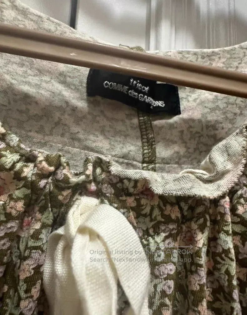 Comme des Garcons Comme des Garcons Floral Assembled Tie-Front Top Size S / US 4 / IT 40 - 7 Thumbnail