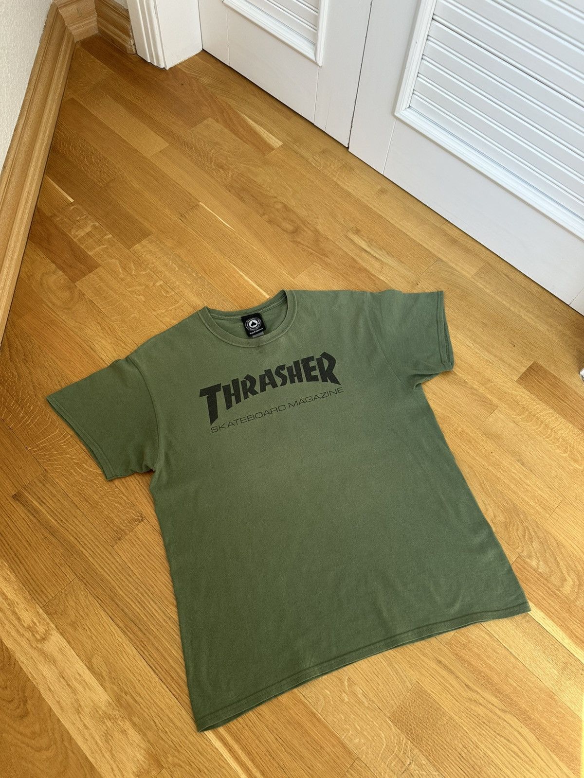 Thrasher Trasher T-shirt Black Logo Y2K Green Fit Size US L / EU 52-54 / 3 - 1 Thumbnail