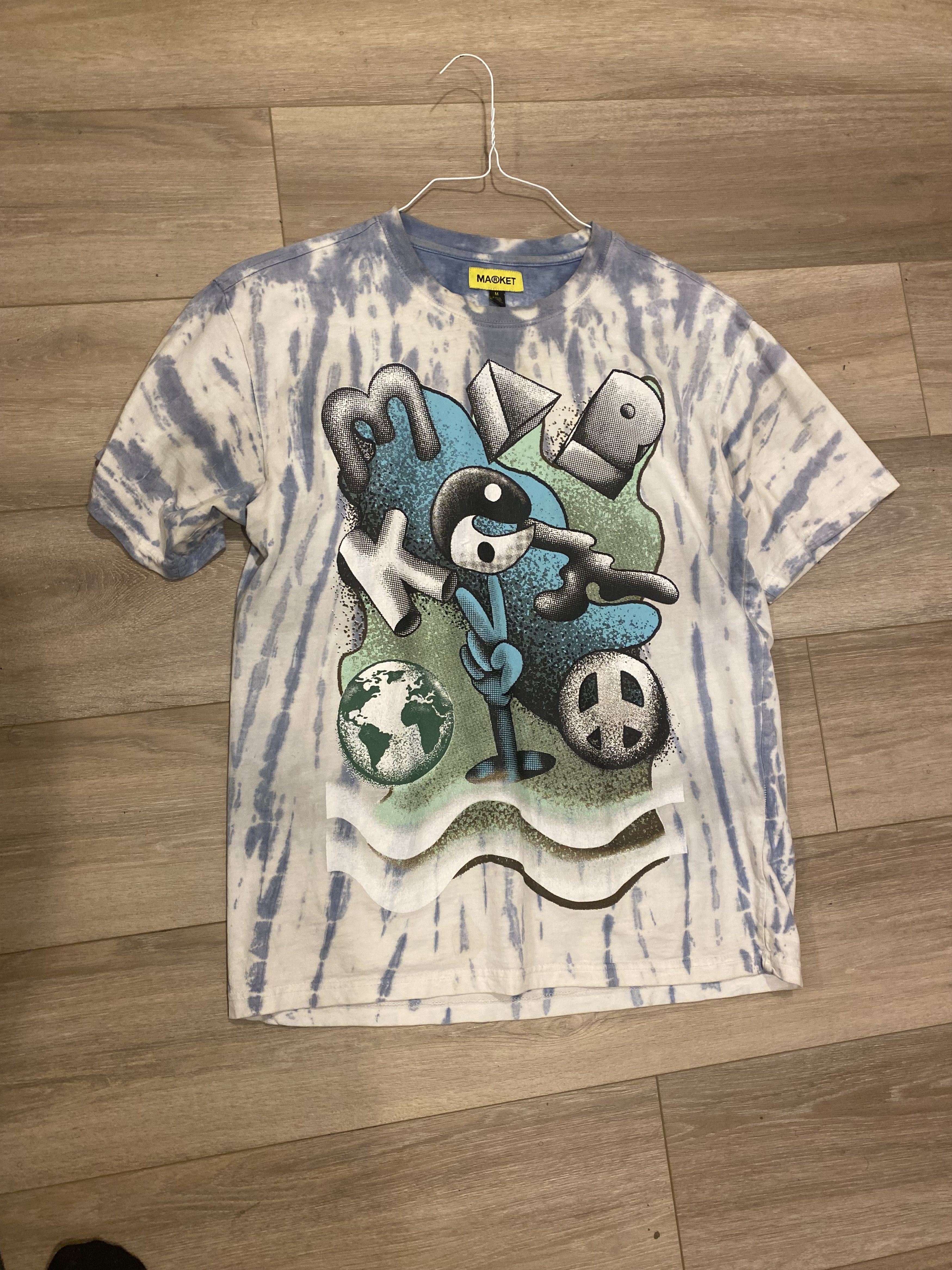Market Market Tie Dye Graphic Tshirt Size US M / EU 48-50 / 2 - 1 Thumbnail