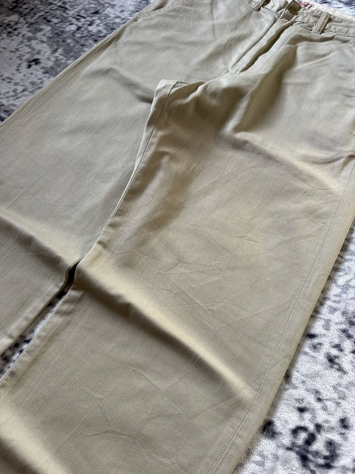 45rpm Vintage 45Rpm Japan Beige Sand Loose Chino pants Size US 29 - 4 Thumbnail