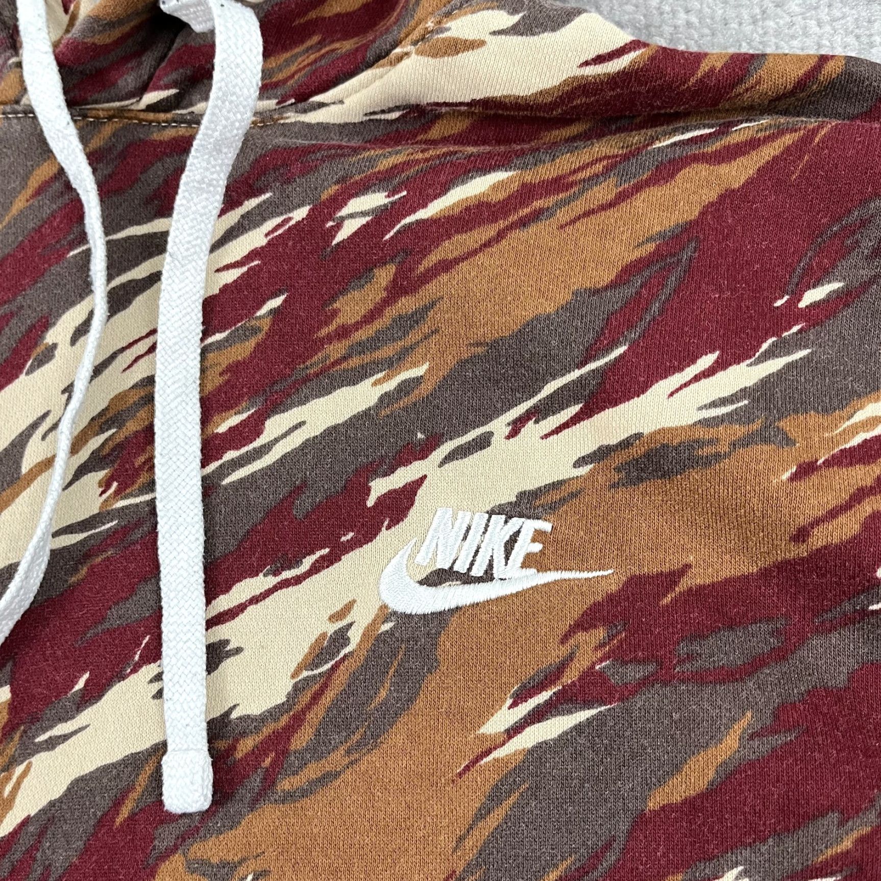 Nike NIKE Hoodie Sweatshirt Men Large AOP Sport Essentials Fleece Pullover Hooded with Pockets Multicolor - Nike Sportswear Size US L / EU 52-54 / 3 - 2 Thumbnail
