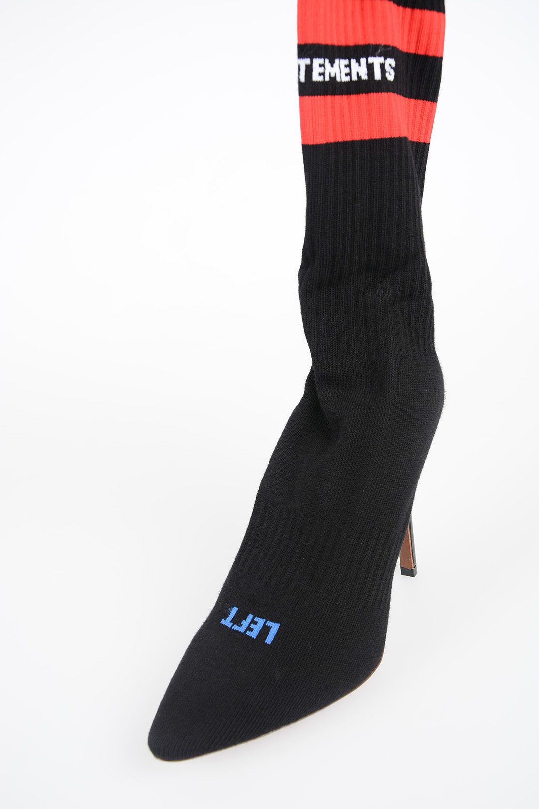 Vetements og1mm0824 Fabric Socks Boots in Black Size US 5 / IT 35 - 2 Thumbnail