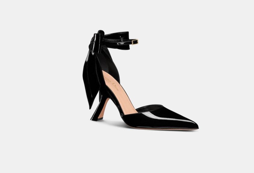 Dior o1w1db10325 KCV1 Mlle Pumps in Black Size US 7 / IT 37 - 2 Thumbnail