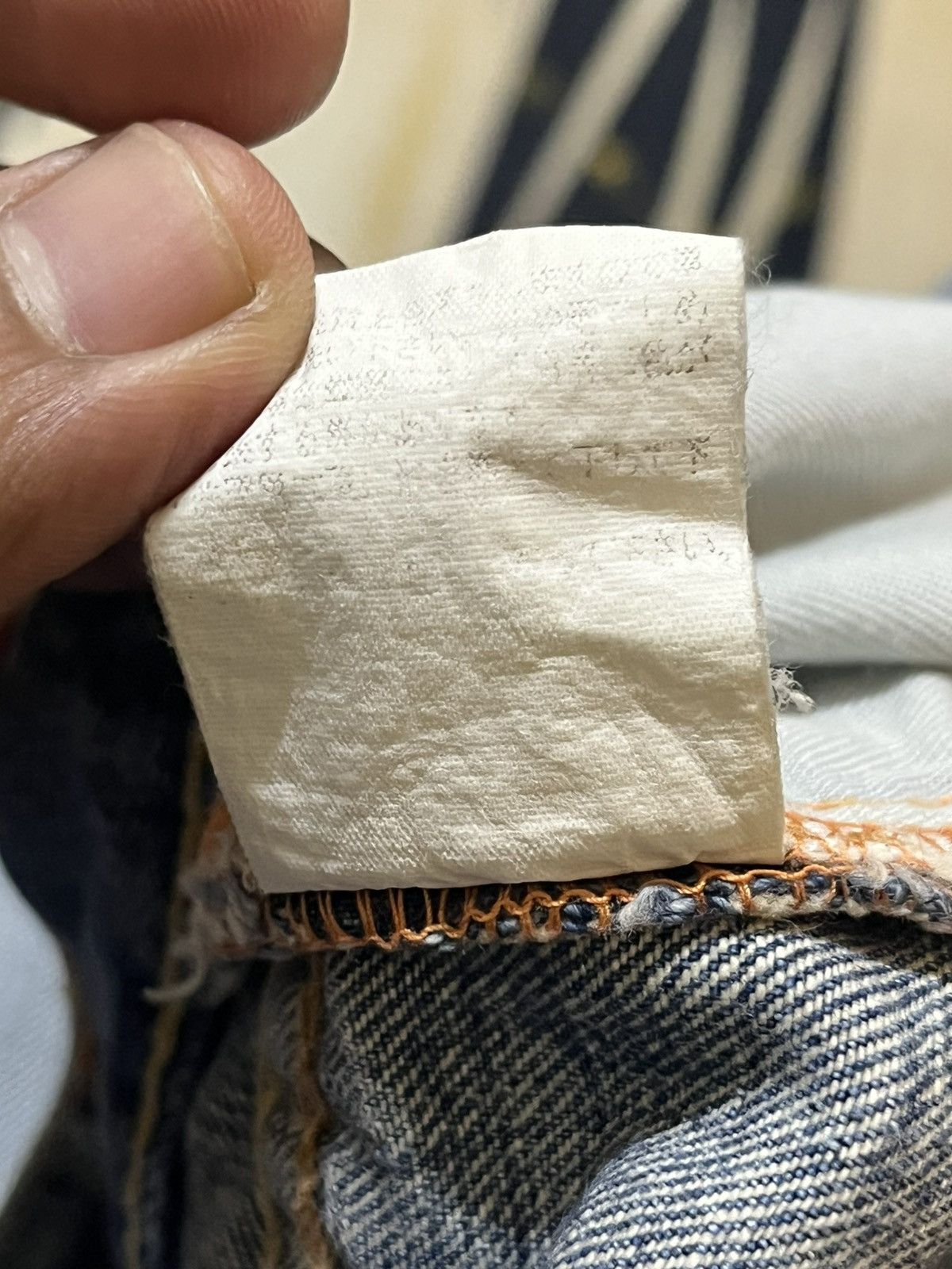 Japanese Brand Vintage Japanese Brand Flare Non-Alignment Faded Denim Size US 35 - 9 Thumbnail