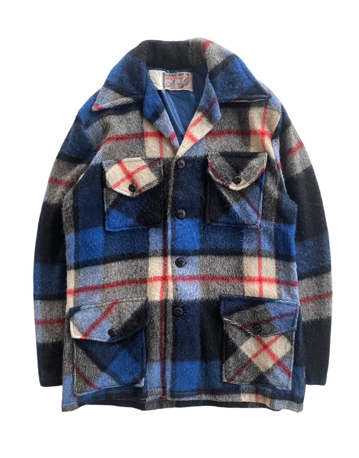 Vintage 1970s Pheasant Hunt Gerhard Kennedy Wool Hunting Jacket Size US L / EU 52-54 / 3 - 1 Thumbnail