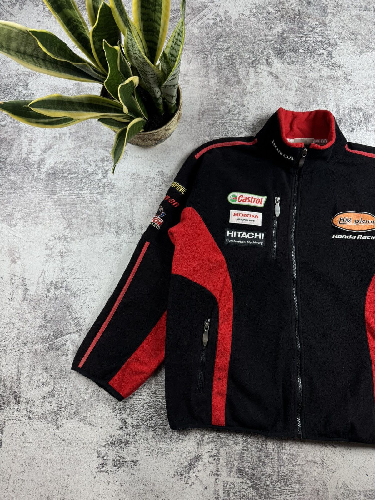 Honda Honda Formula 1 HM Plant Large Men’s Black Racing Jacket Fleece Pullover Hoodie Size US L / EU 52-54 / 3 - 4 Thumbnail