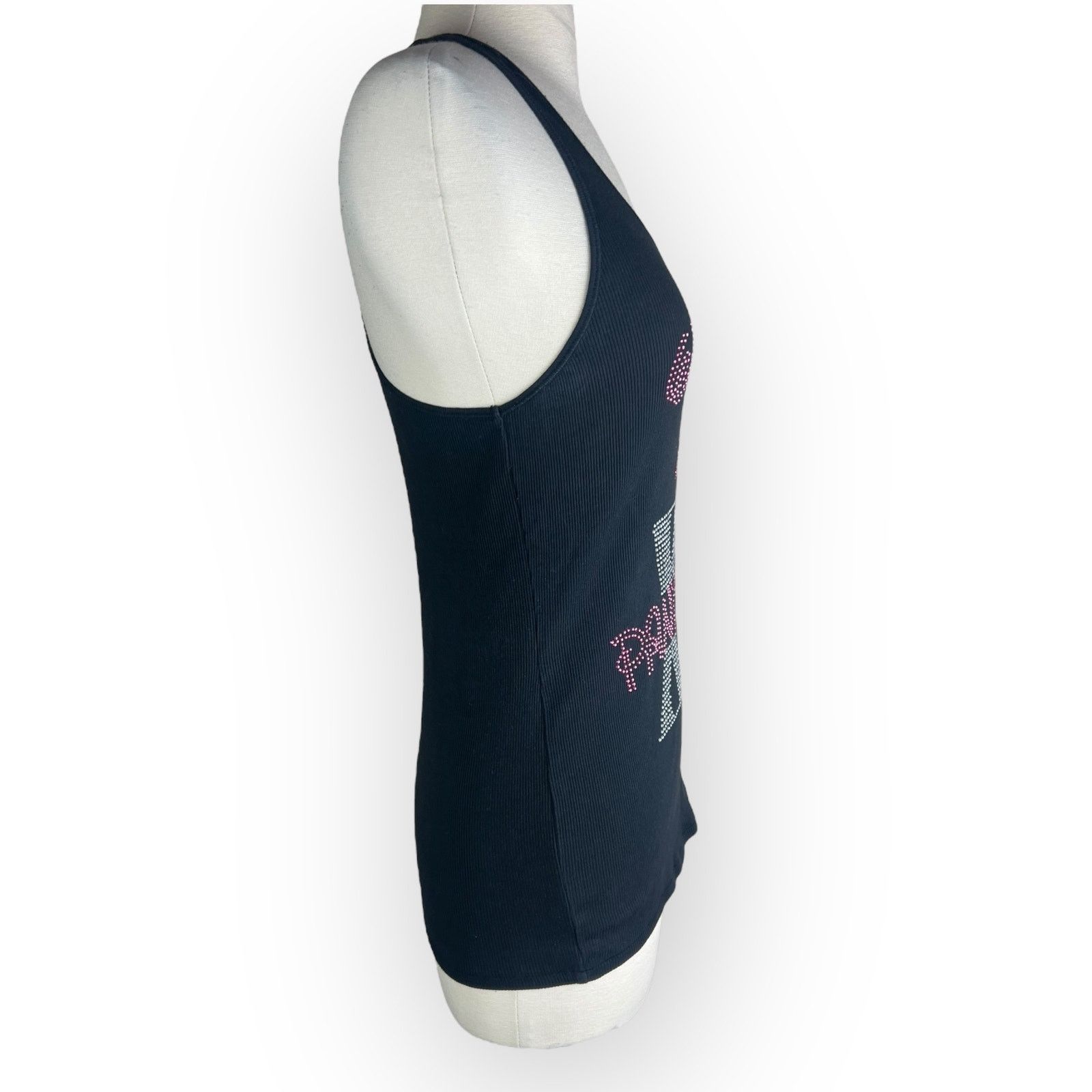 Vintage 2011 Cheer Athletics Panthers Bedazzled Worlds Tank Top Size L / US 10 / IT 46 - 2 Thumbnail