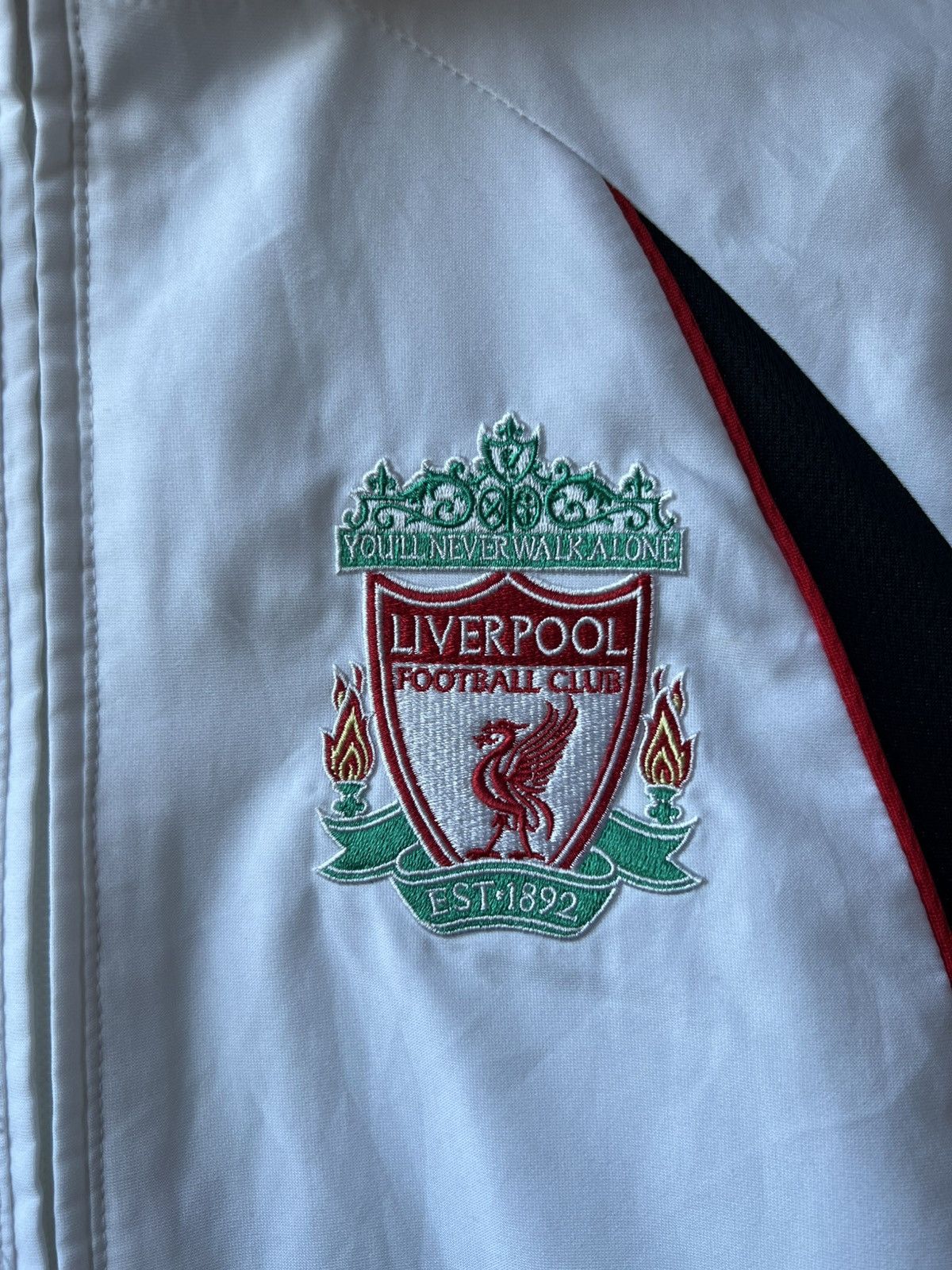 Adidas 2007 LIVERPOOL FC CHAMPIONS LEAGUE SOCCER FOOTBALL JACKET L Size US L / EU 52-54 / 3 - 7 Thumbnail