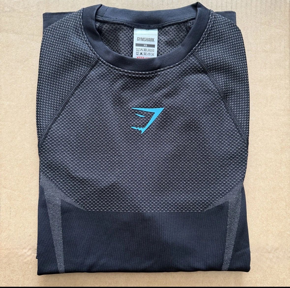 Gymshark Onyx V5 Short Sleeve Blue / Onyx Grey