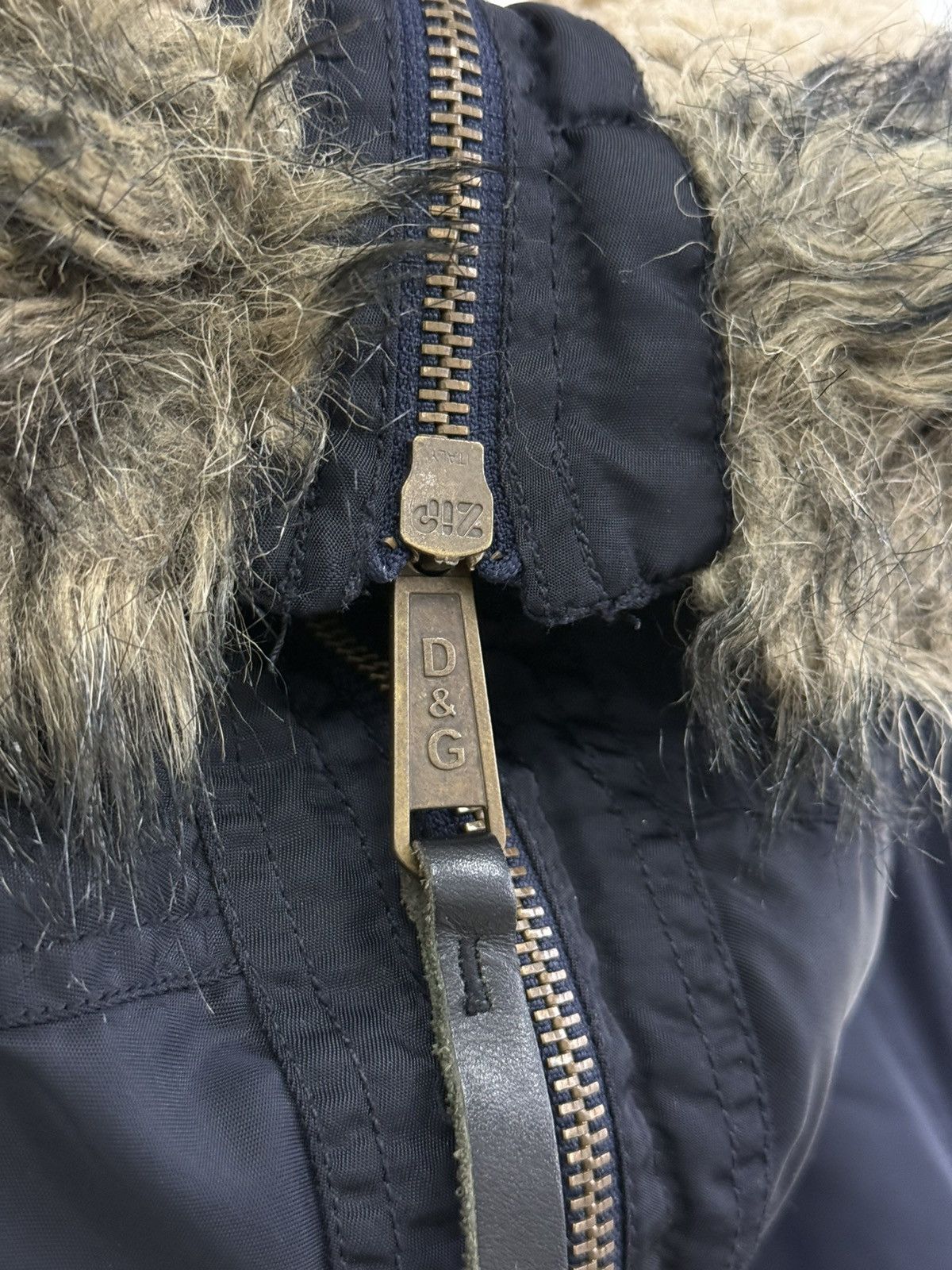Dolce & Gabbana Archive Dolce & Gabbana Fur Hood Bomber Jacket Size US L / EU 52-54 / 3 - 17 Thumbnail